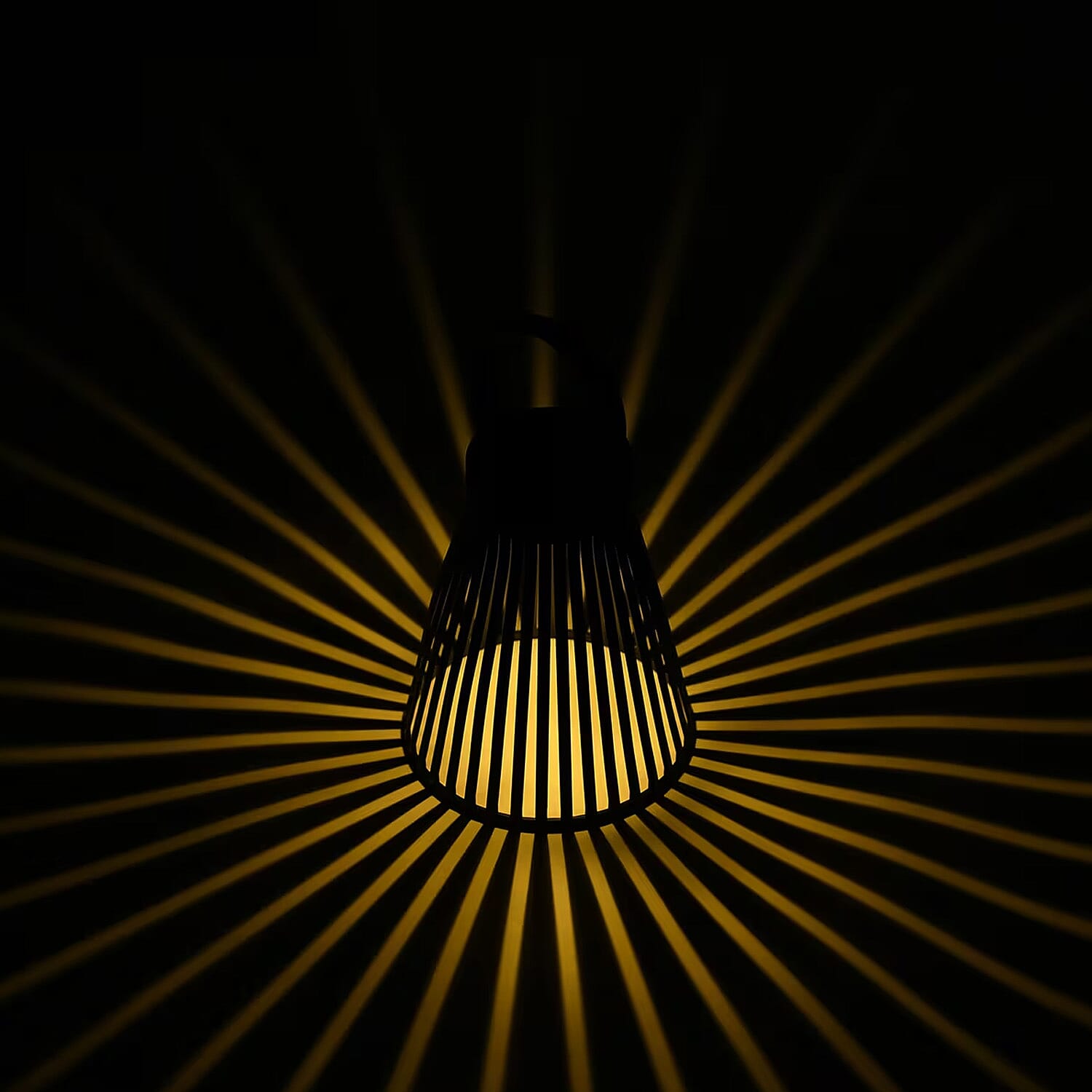 2 Piece Set - Black Solar LED Light (200mAh)