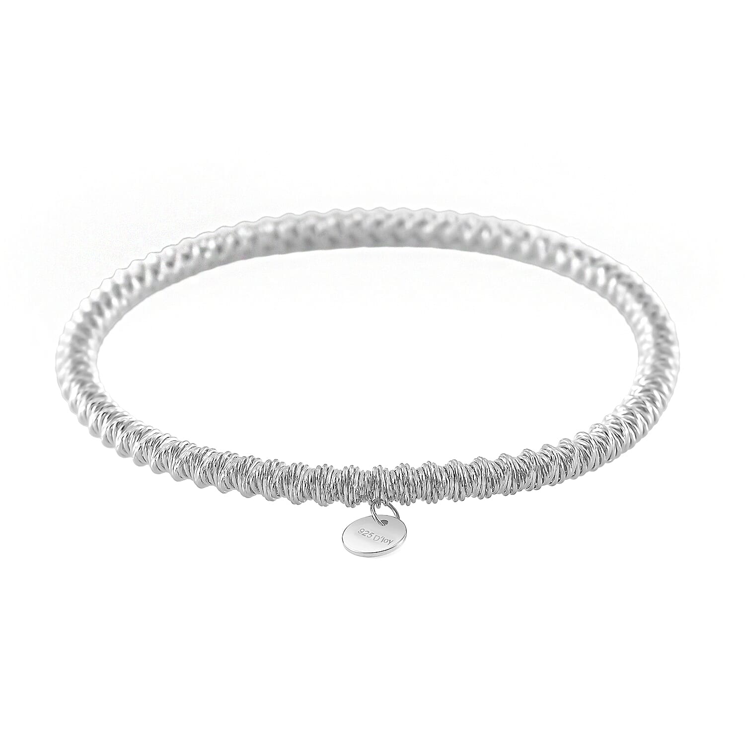 Rhodium Over Sterling Silver - Product card gallery slide 3 (10177841267001)