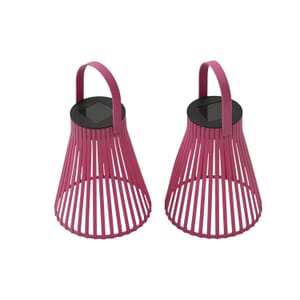 2 Piece Set - Purple Solar LED Light (200mAh)