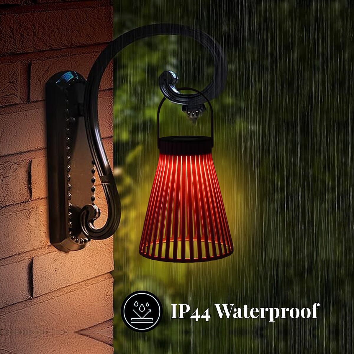 2 Piece Set - Purple Solar LED Light (200mAh) image number 4