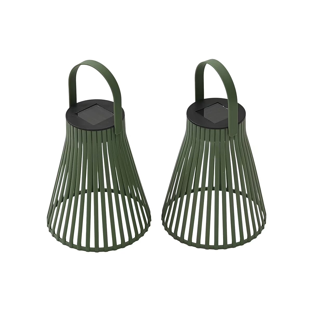2 Piece Set - Green Solar LED Light (200mAh) image number 0