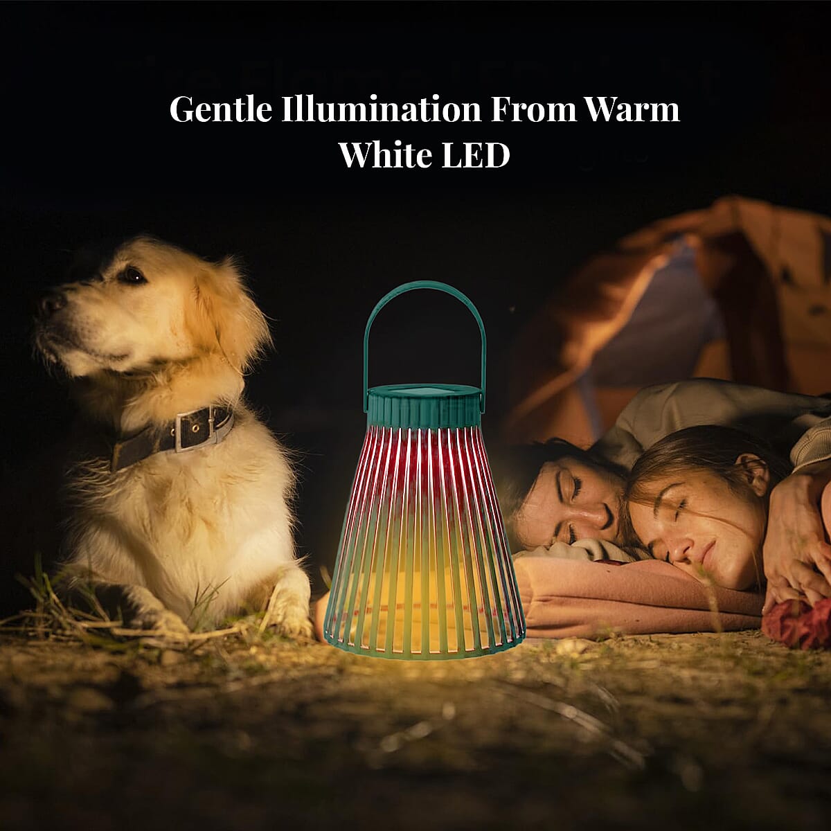 2 Piece Set - Green Solar LED Light (200mAh) image number 2