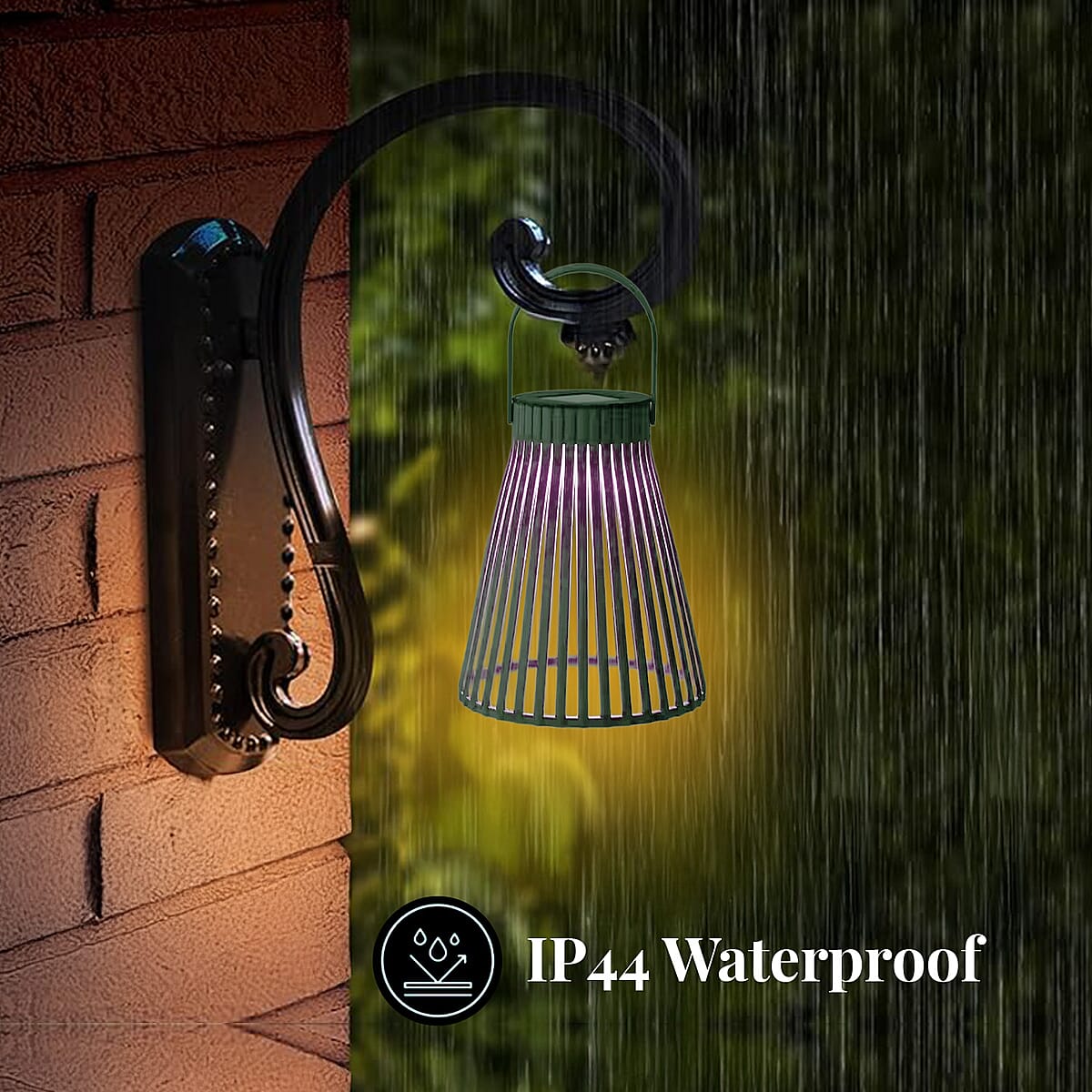 2 Piece Set - Green Solar LED Light (200mAh) image number 5