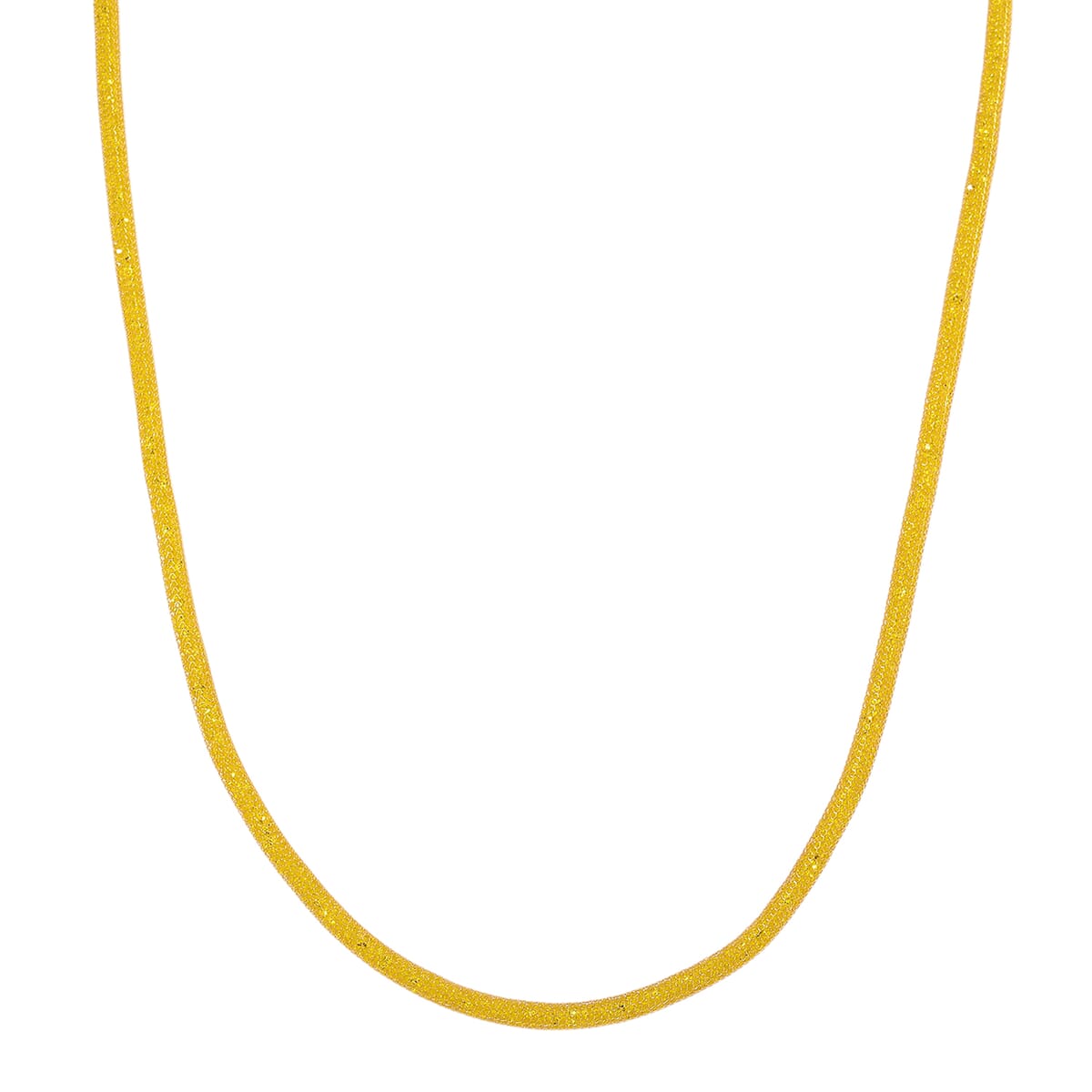 Simulated Yellow Diamond Necklace in 14K Yellow Gold Over Sterling Silver 20 Inches image number 0