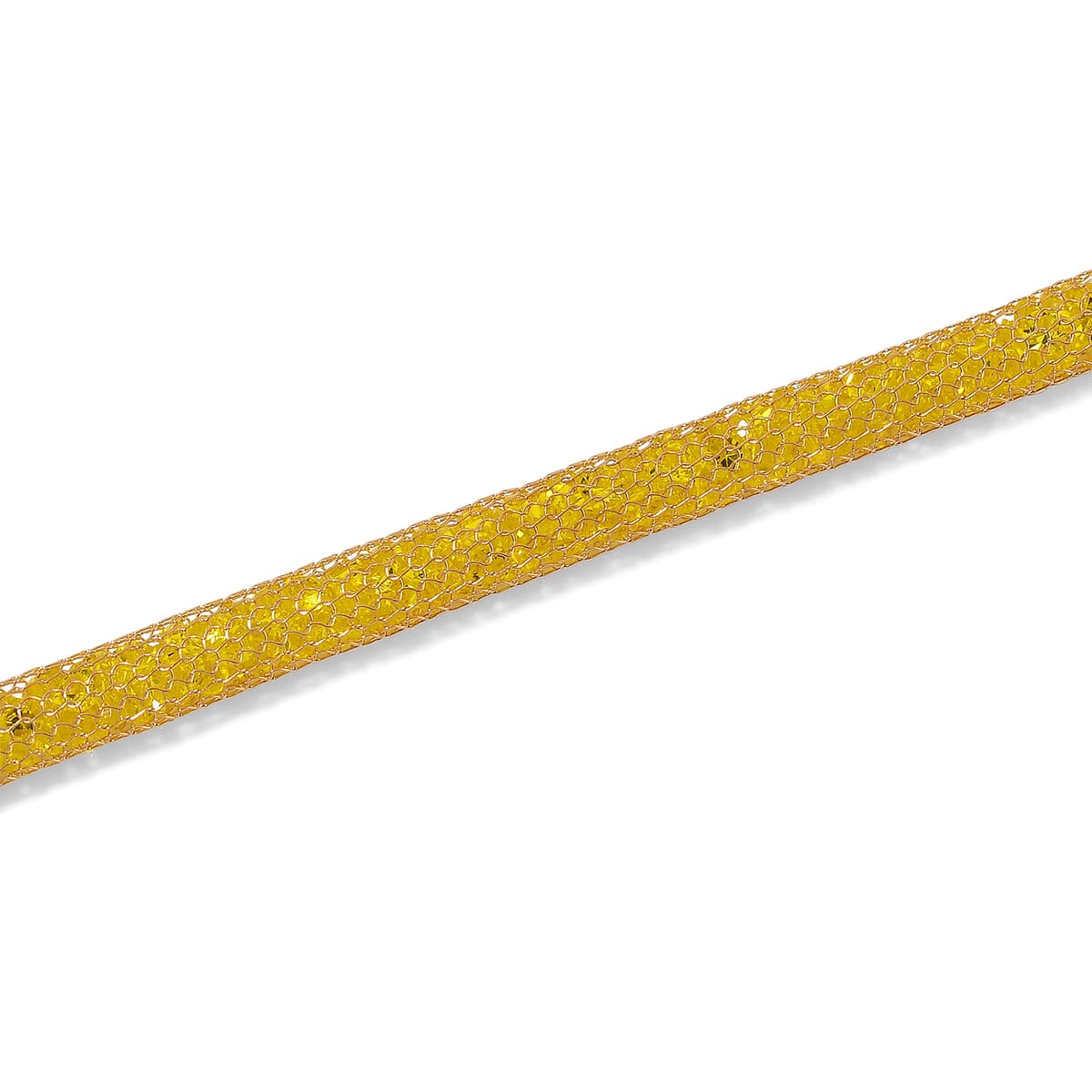 Simulated Yellow Diamond Necklace in 14K Yellow Gold Over Sterling Silver 20 Inches image number 3