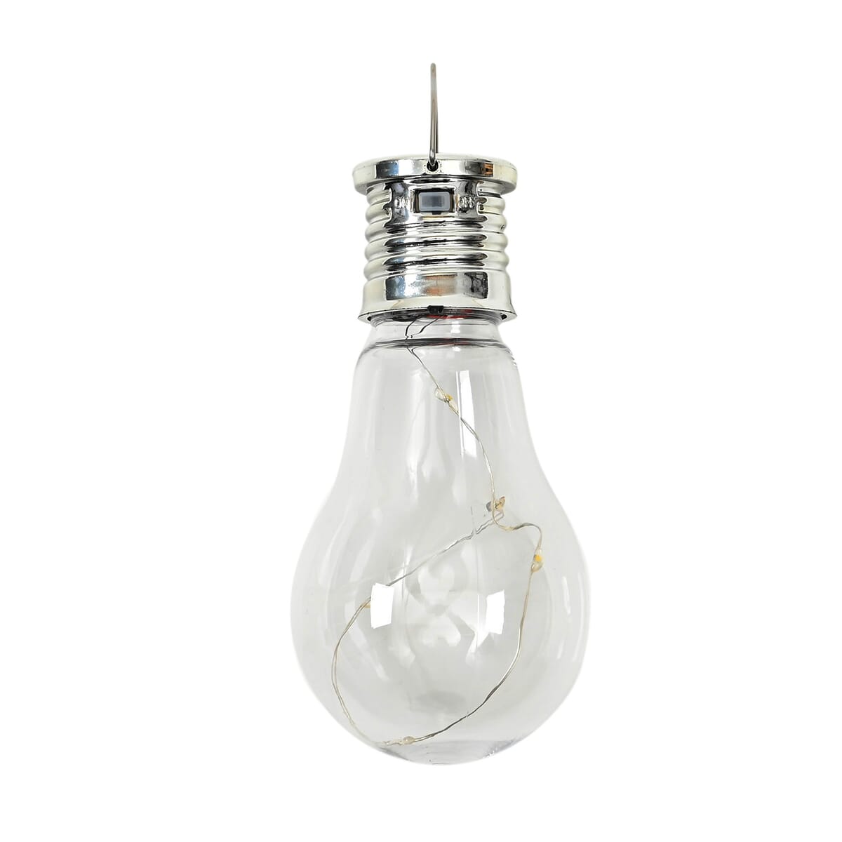Charming Frog Holding a Glowing Solar Light LED Bulb image number 3