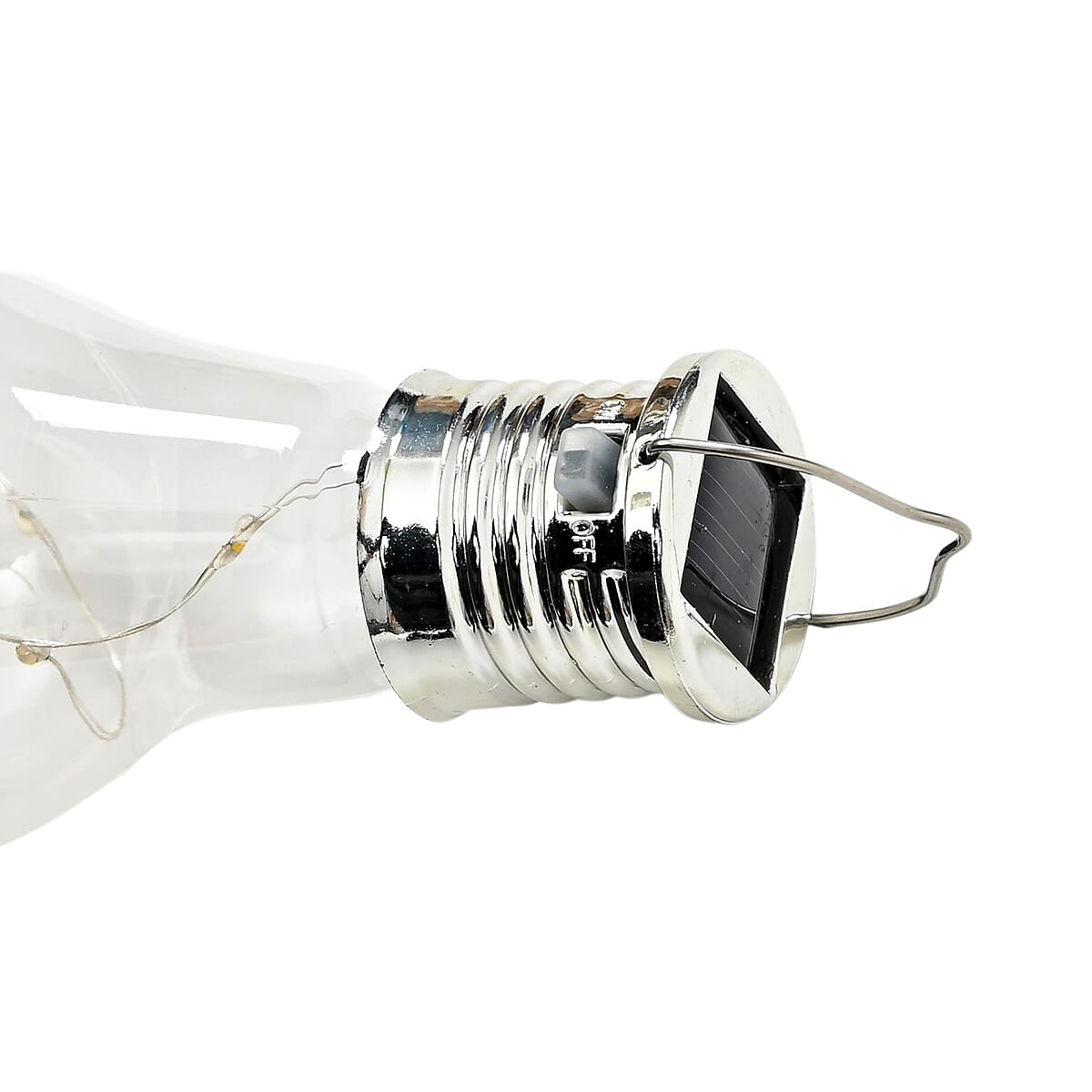 Charming Squirrel Holding a Glowing Solar Light LED Bulb image number 4