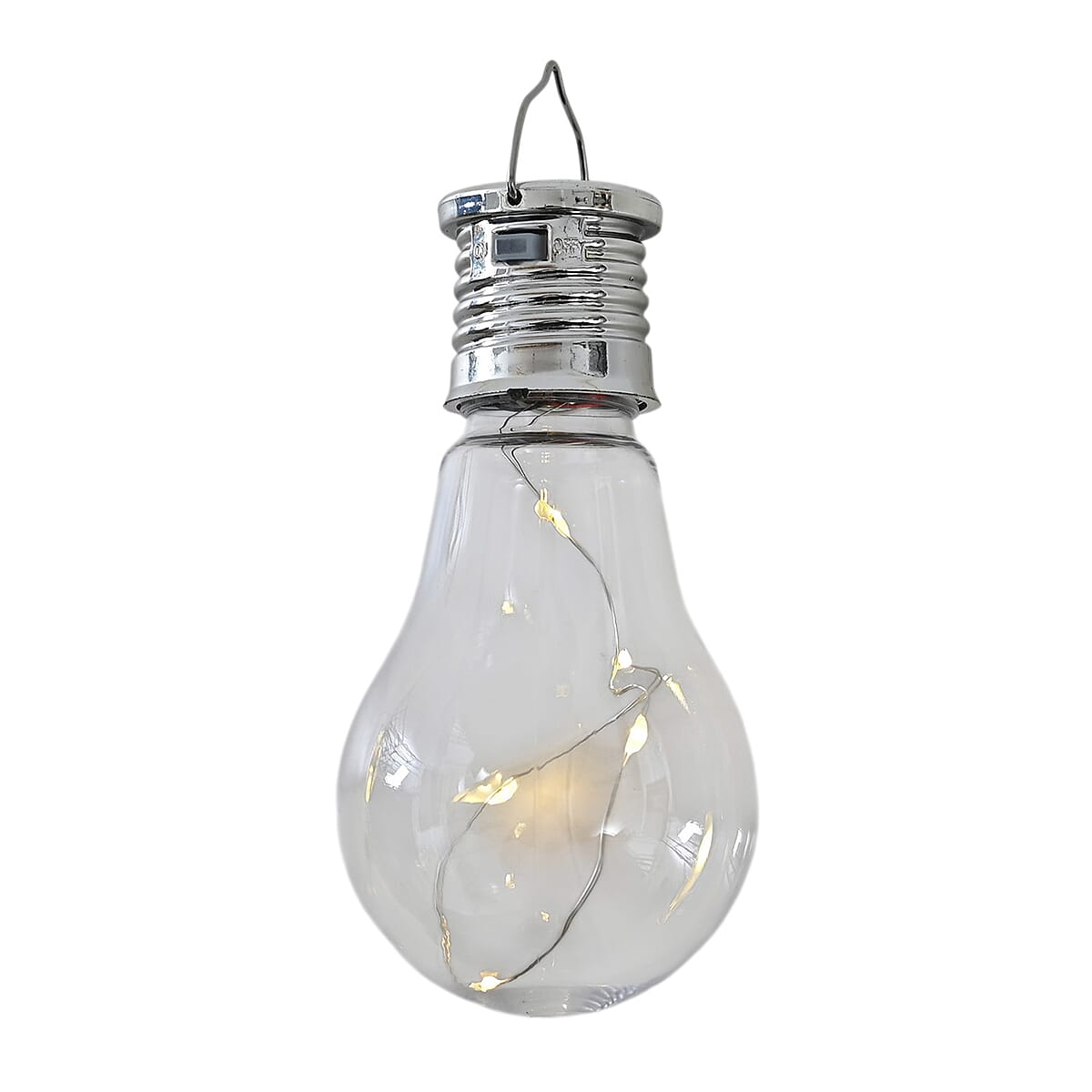 Charming Squirrel Holding a Glowing Solar Light LED Bulb image number 5
