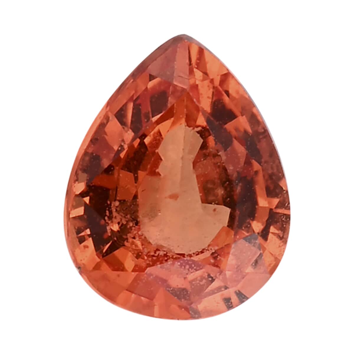 AAAA Padparadscha Sapphire(B.T) (Pear Free Size) 0.50 ctw image number 0