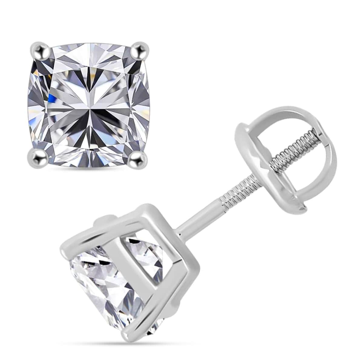 Doorbuster Luxuriant Lab Grown Diamond G-H VS 2.50 ctw Stud Earrings in 14K White Gold image number 0