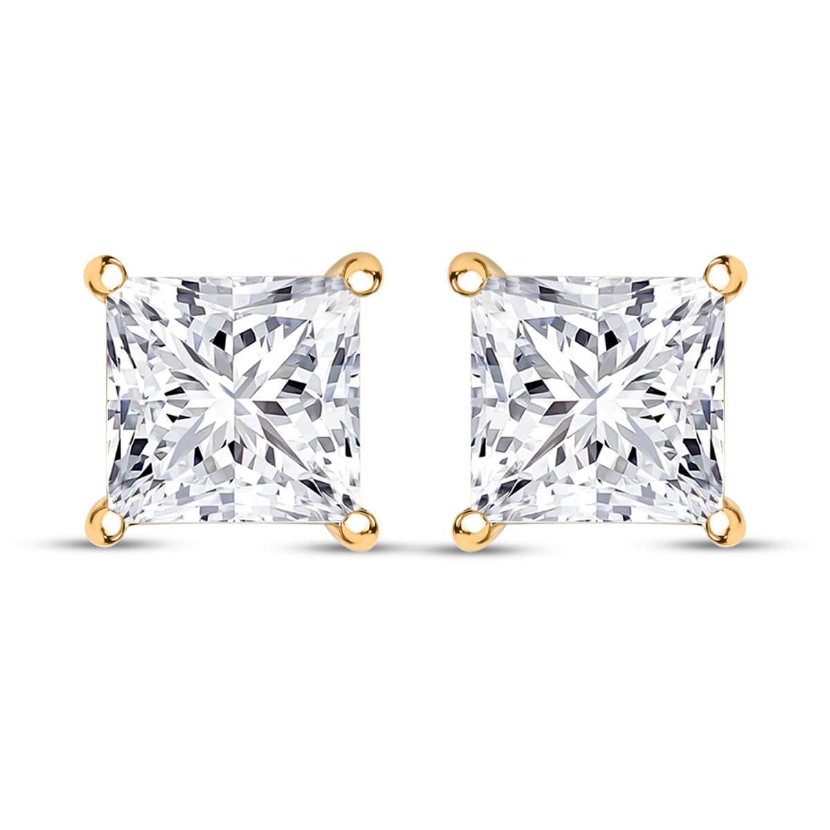 Luxuriant Lab Grown Diamond G-VS2 5.00 ctw Earrings in 14K Yellow Gold image number 0