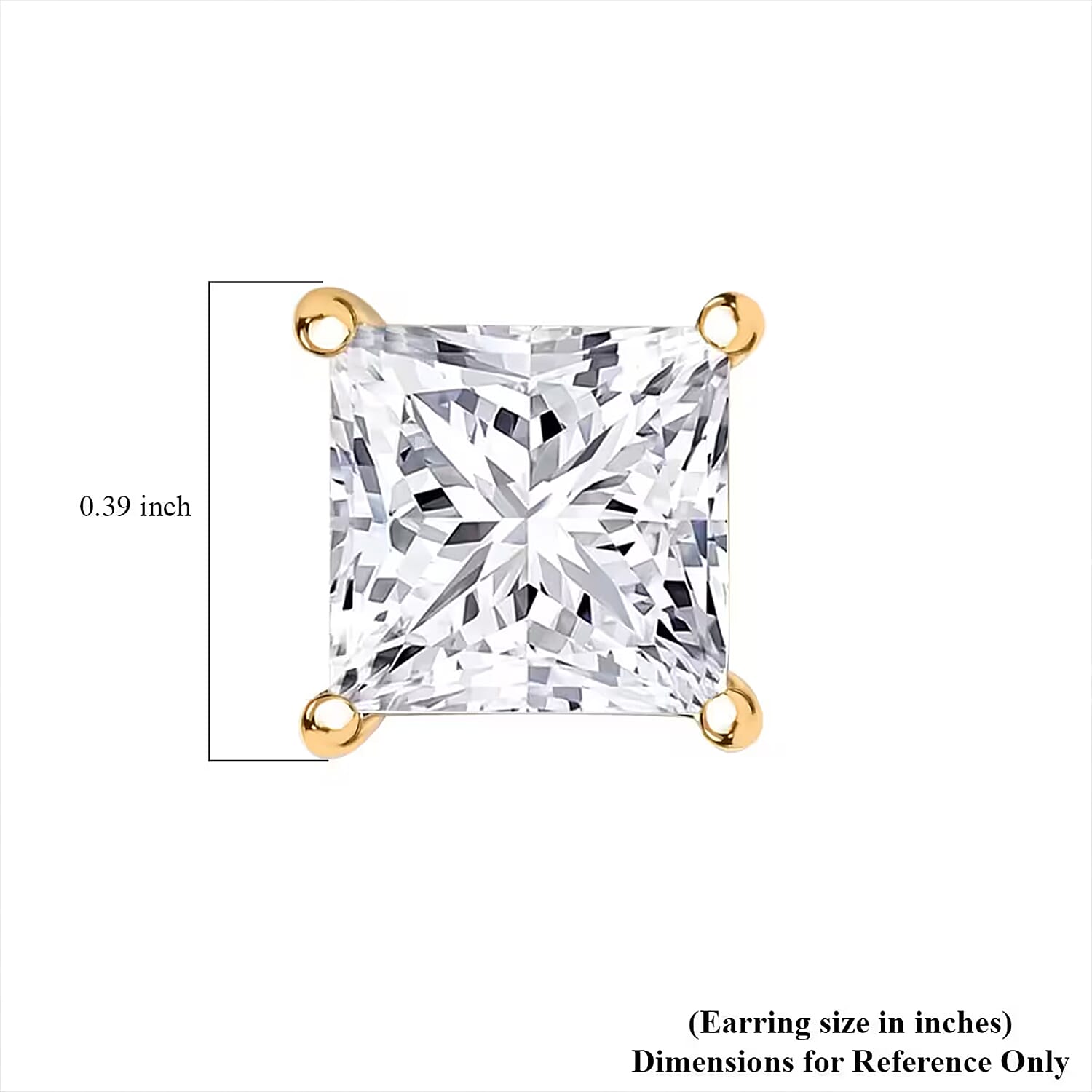 IGI Certified Luxuriant Lab Grown Diamond G-VS2 5.00 ctw Earrings in 14K Yellow Gold