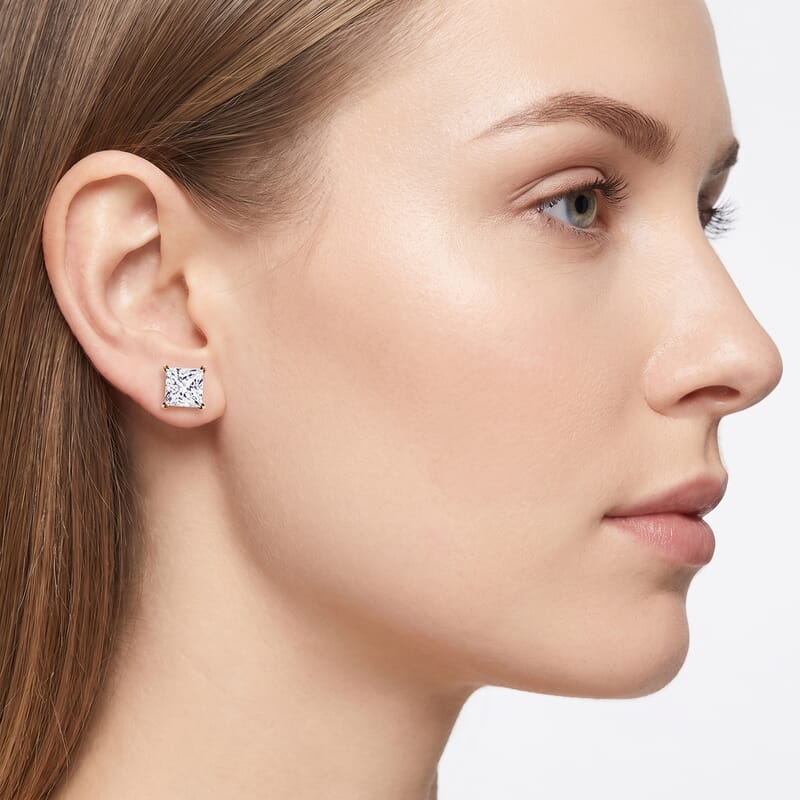 Luxuriant Lab Grown Diamond VS2-G 7.00 ctw Earrings in 14K Yellow Gold