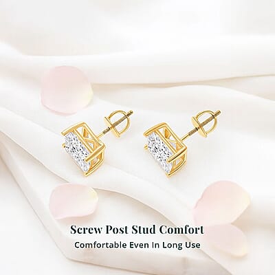 Luxuriant Lab Grown Diamond VS2-G 7.00 ctw Earrings in 14K Yellow Gold