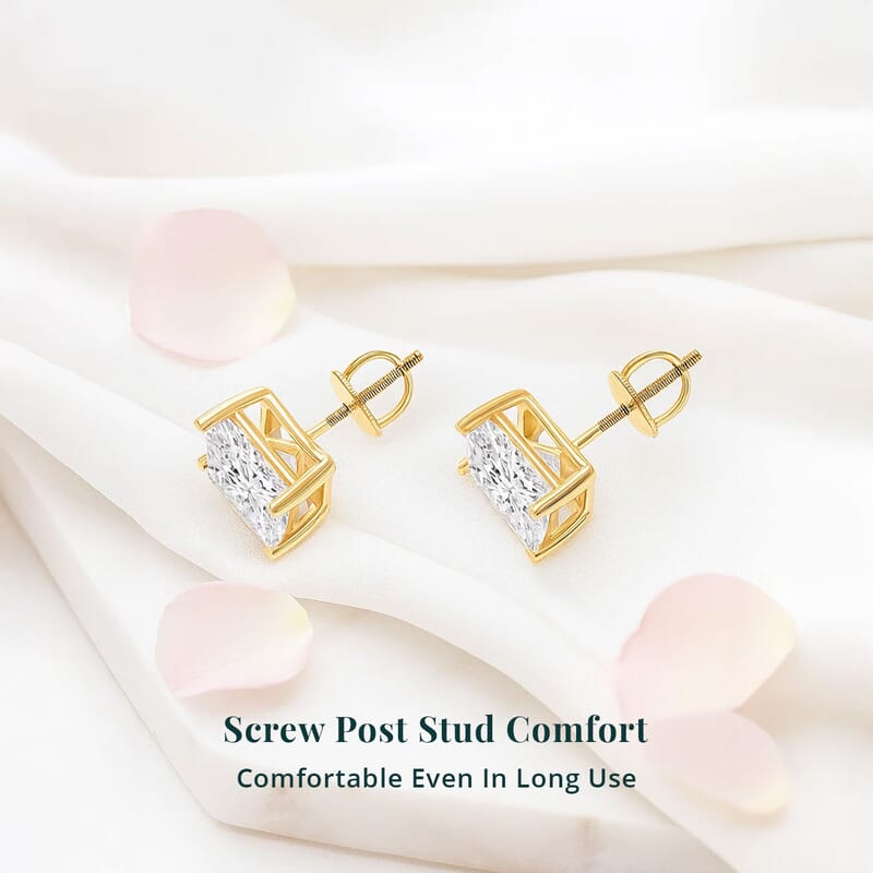 Luxuriant Lab Grown Diamond VS2-G 7.00 ctw Earrings in 14K Yellow Gold