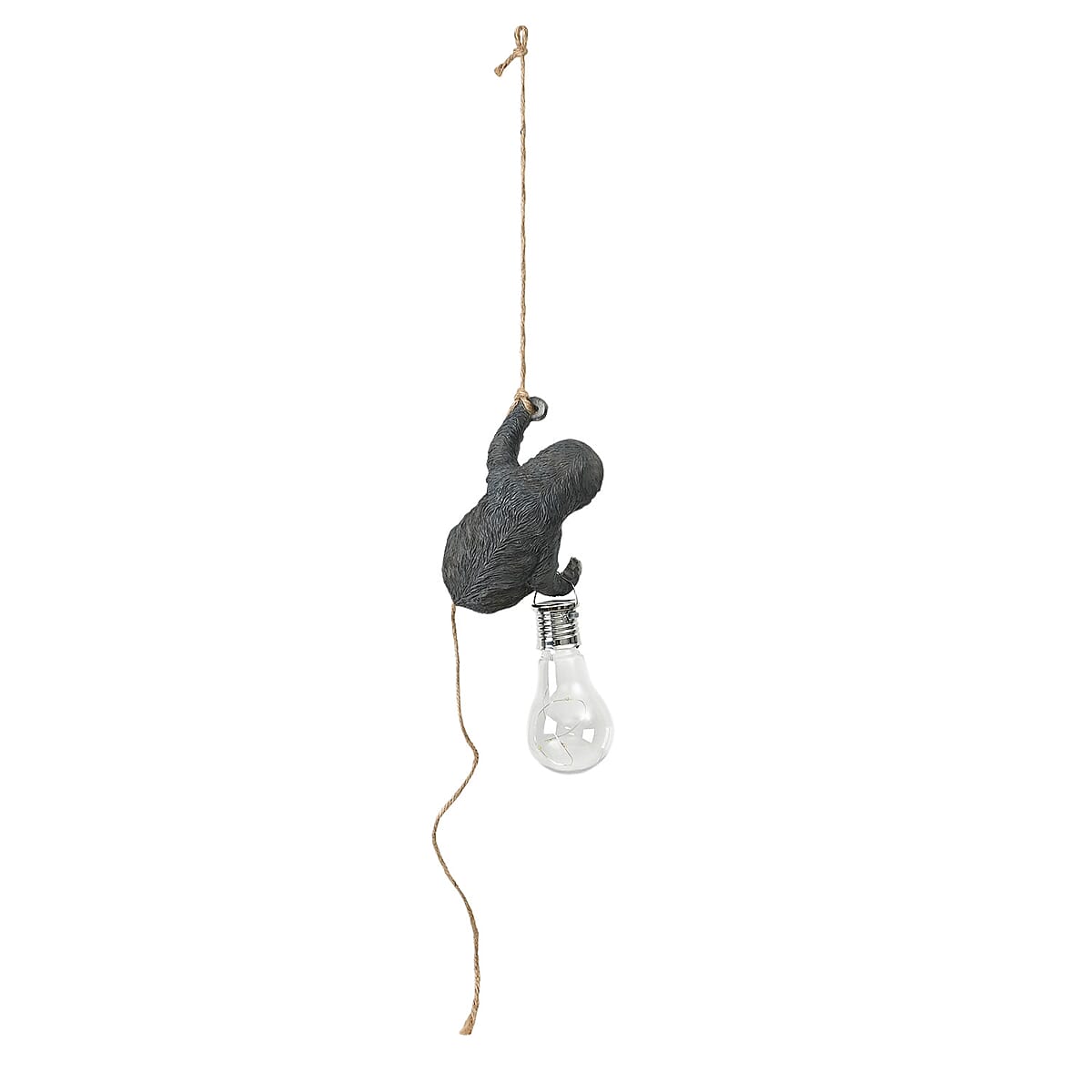 Charming Bear Holding a Glowing Solar Light LED Bulb image number 2