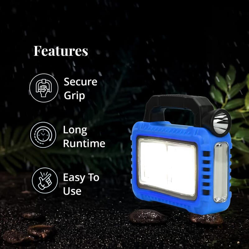 Multifunctional Solar Energy Flashlight 2400mAh Headlight
