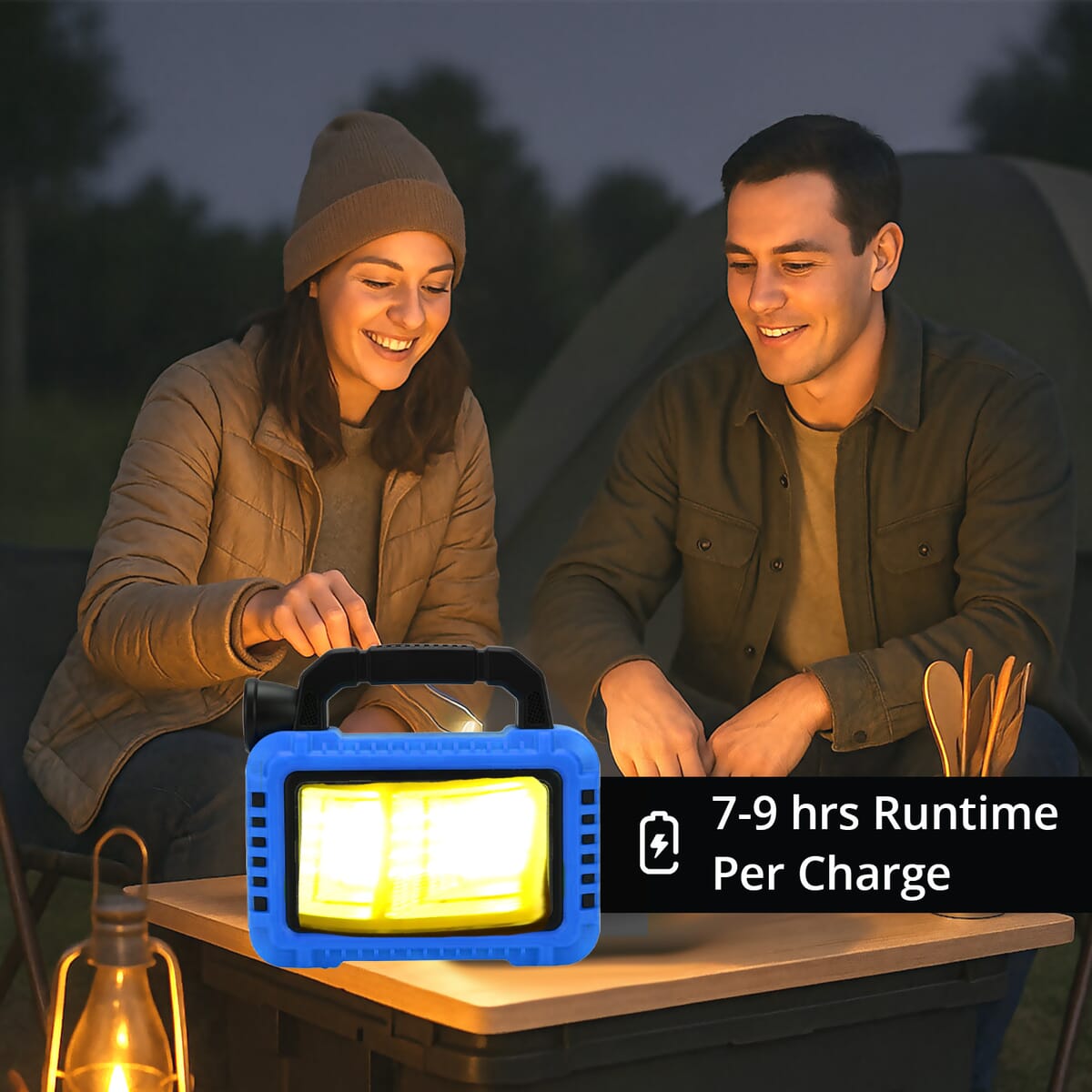 Memorial Day Doorbusters Multifunctional Solar Energy Flashlight 2400mAh Headlight image number 4