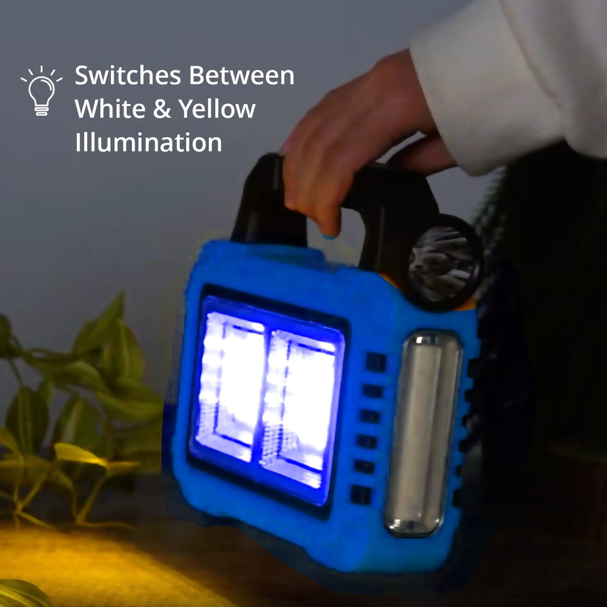 Memorial Day Doorbusters Multifunctional Solar Energy Flashlight 2400mAh Headlight image number 5