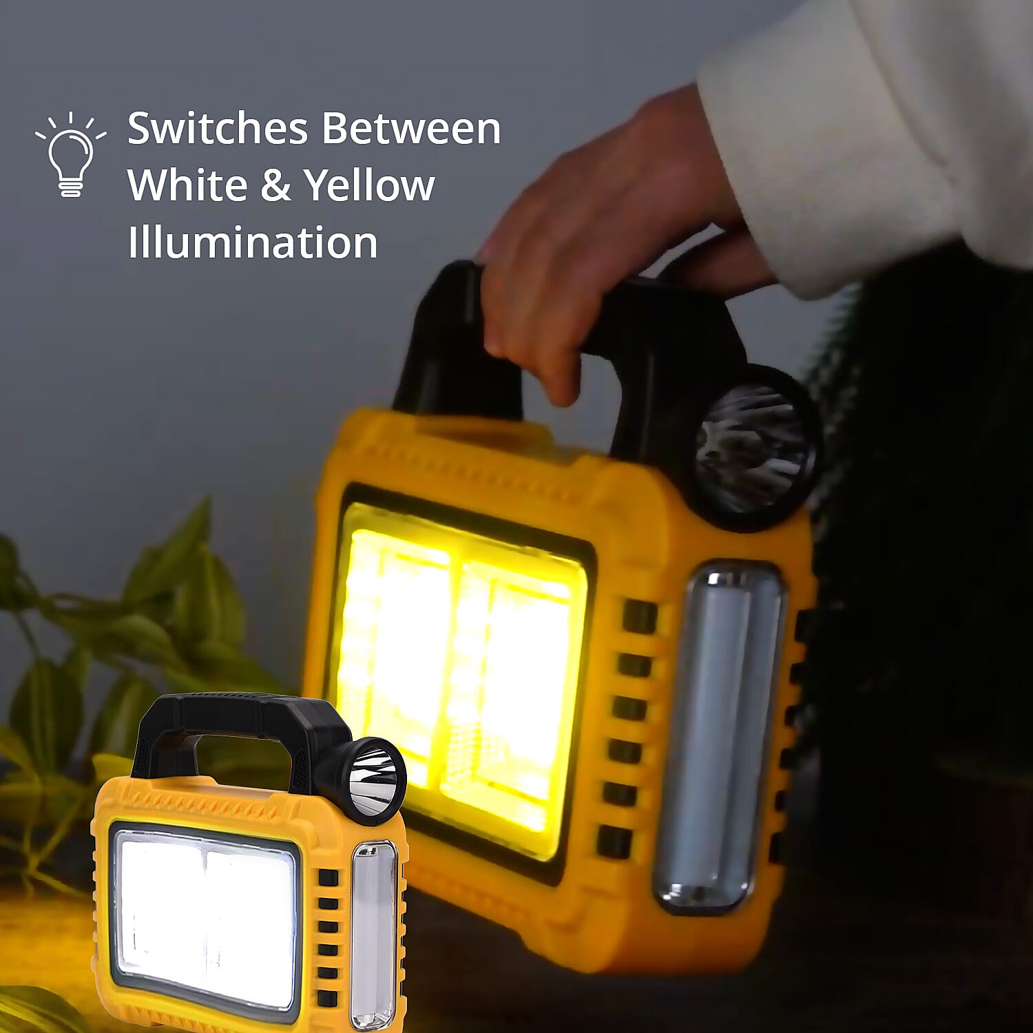 Multifunctional Solar Energy Flashlight 2400mAh Headlight