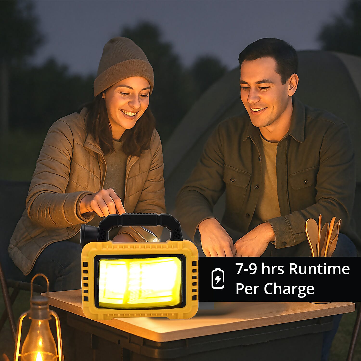 Multifunctional Solar Energy Flashlight 2400mAh Headlight