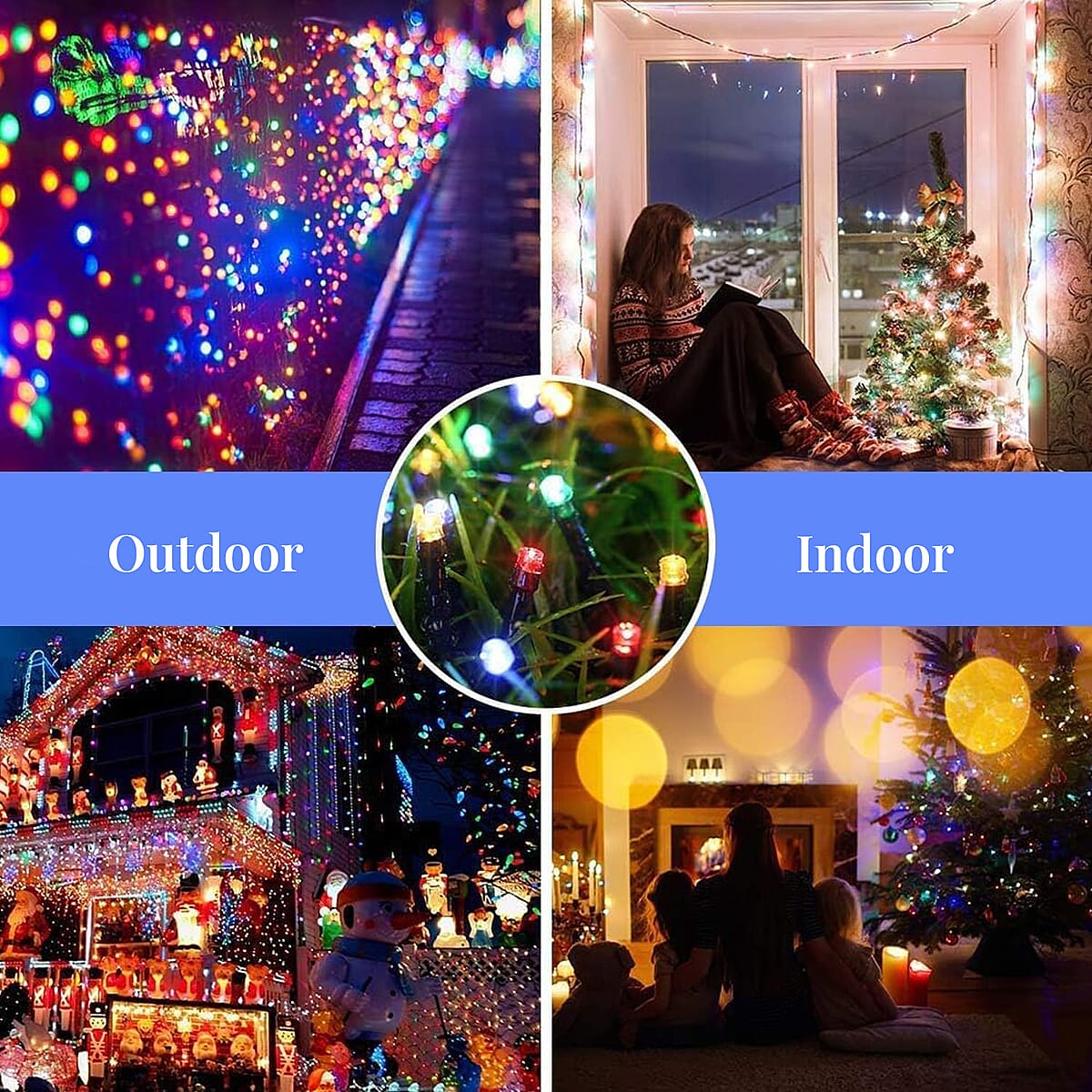 Multi Color 10PK Solar String LED Light 2Meter image number 5