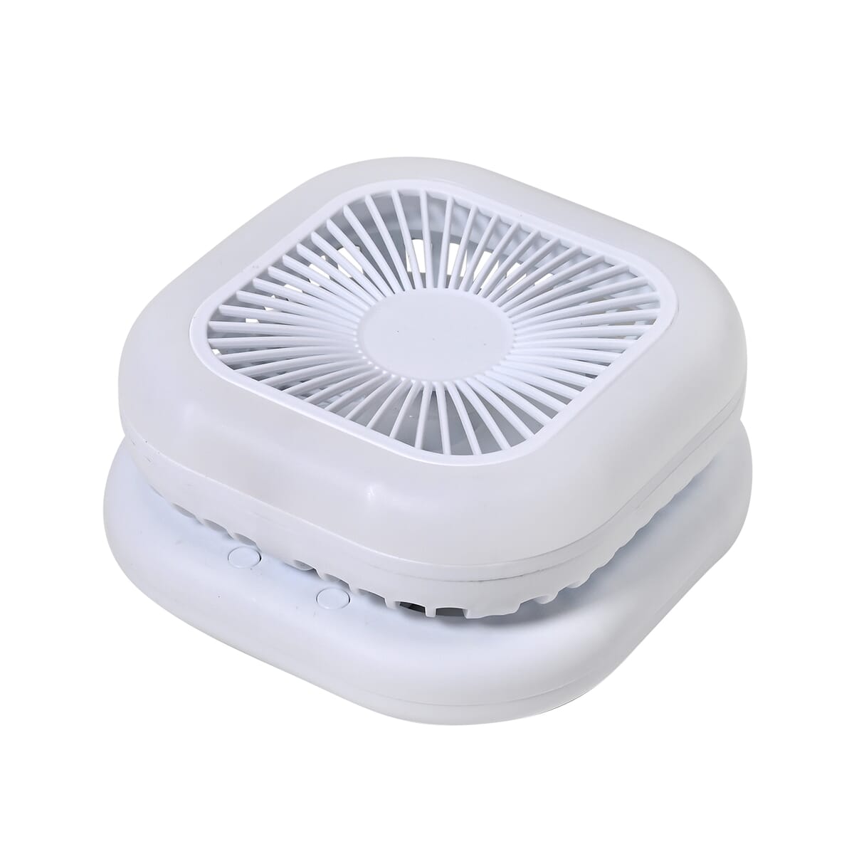 Foldable Desk Fan with LED light with 1200mAh USB Rechargeable Battery image number 2