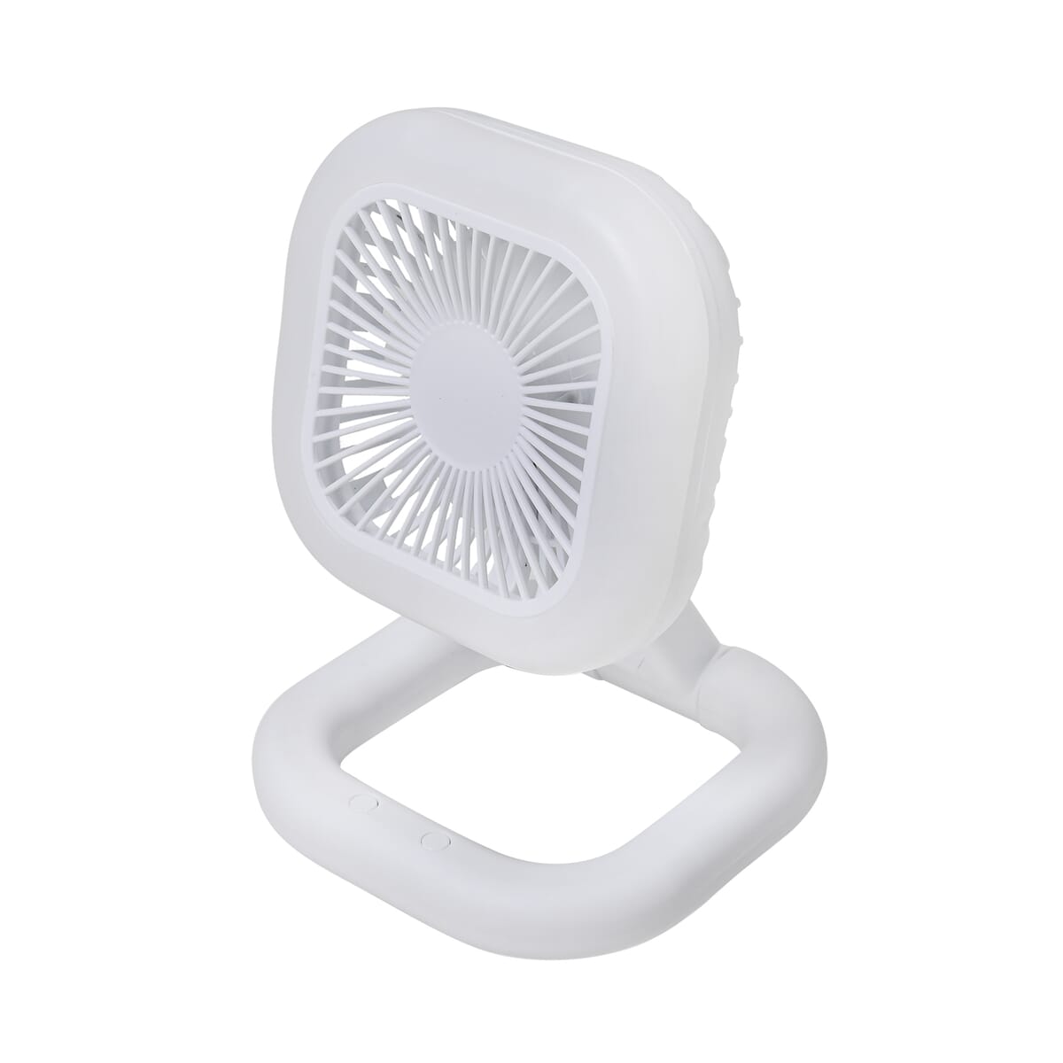 Foldable Desk Fan with LED light with 1200mAh USB Rechargeable Battery image number 5