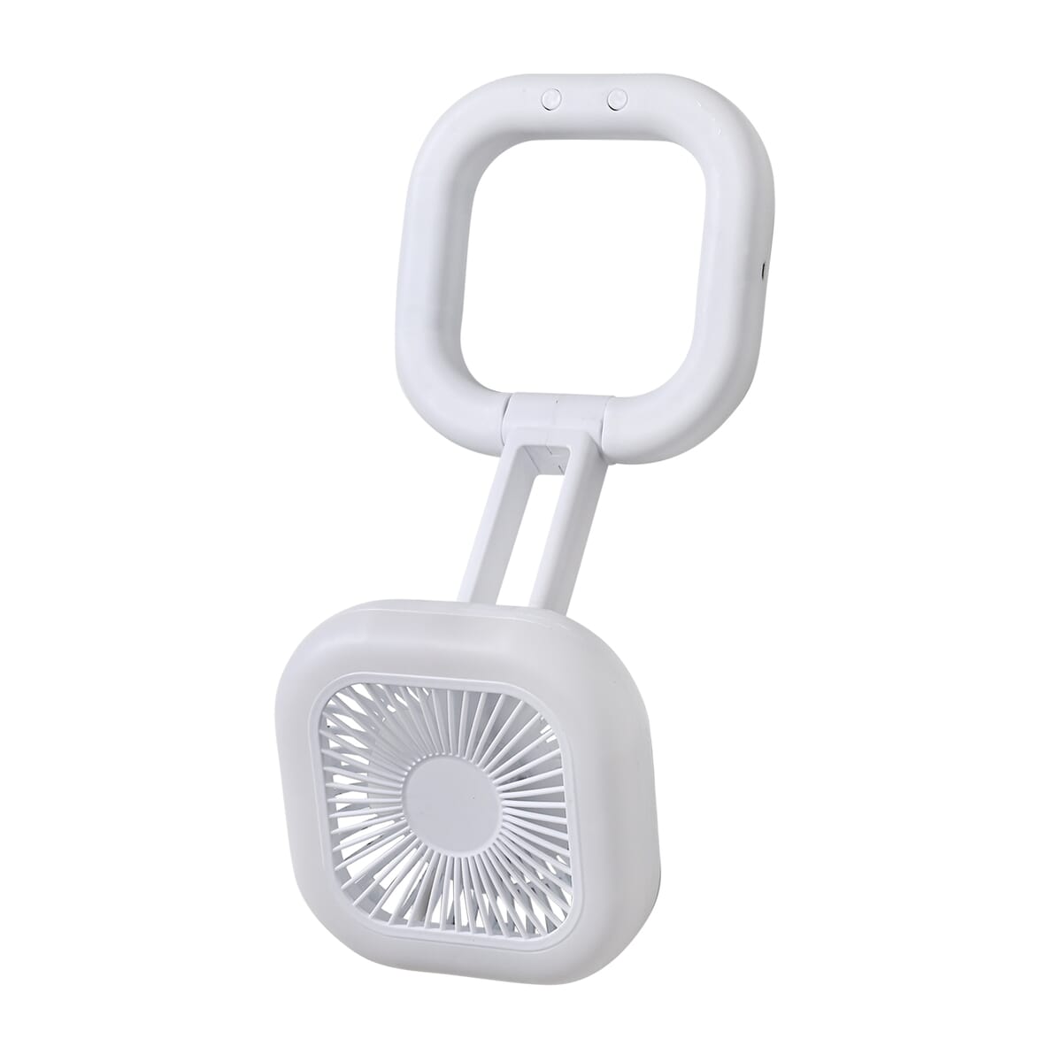 Foldable Desk Fan with LED light with 1200mAh USB Rechargeable Battery image number 7