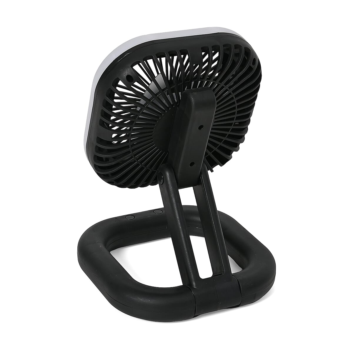 Foldable Desk Fan with LED light with 1200mAh USB Rechargeable Battery image number 6