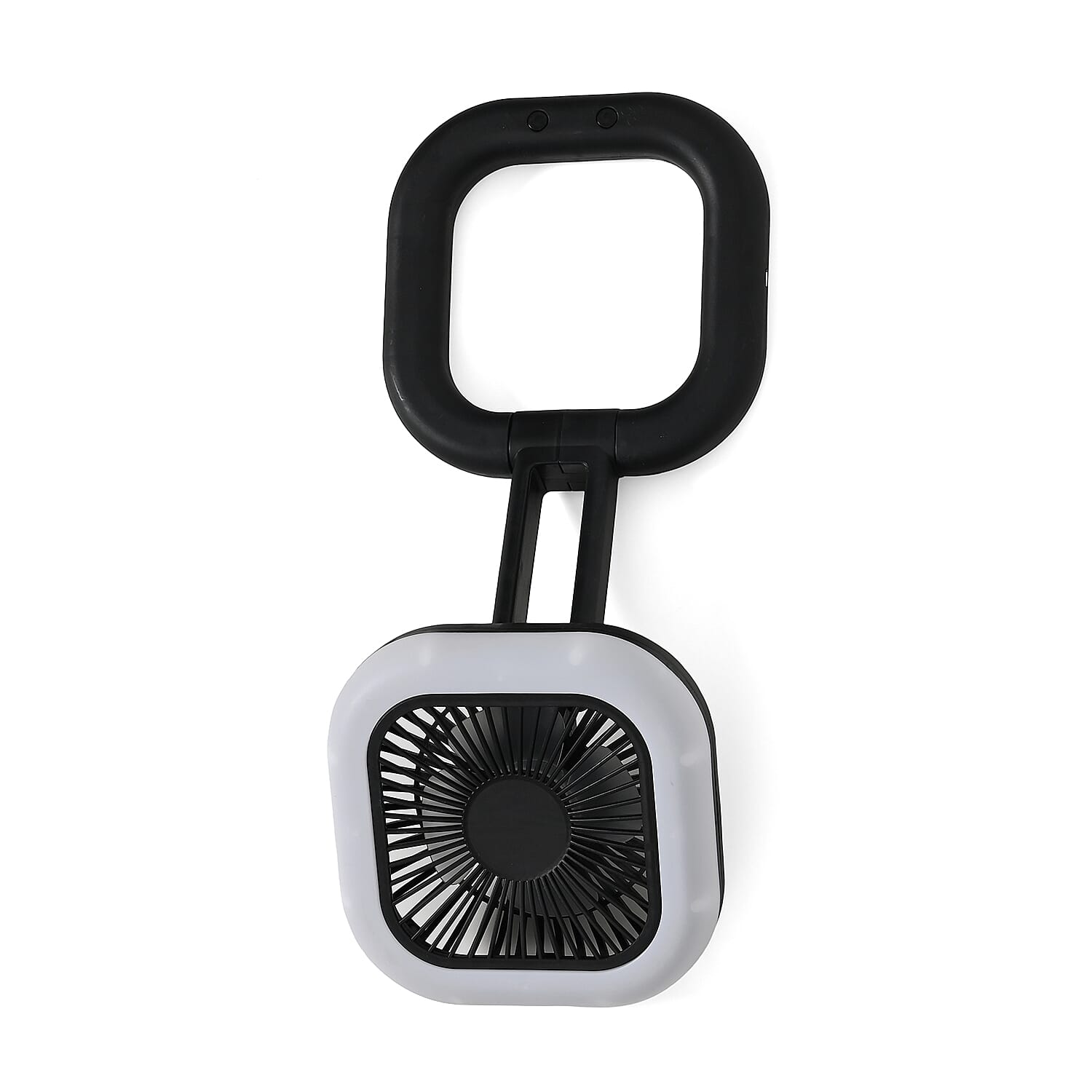 Foldable Desk Fan with LED light with 1200mAh USB Rechargeable Battery