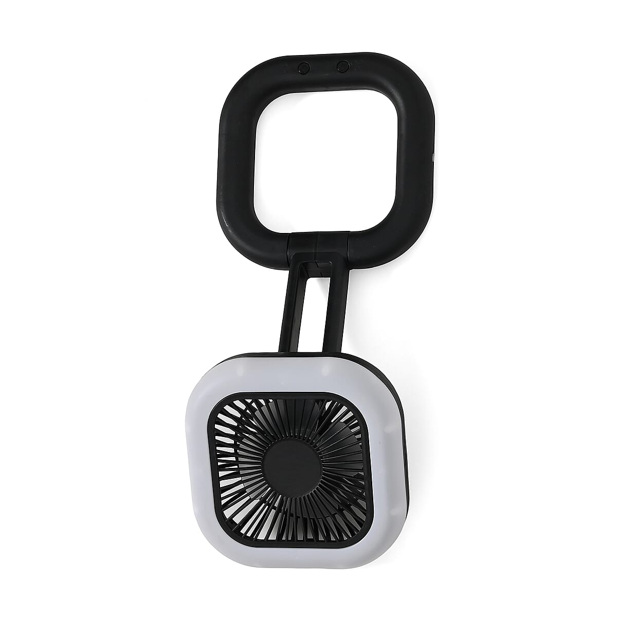 Foldable Desk Fan with LED light with 1200mAh USB Rechargeable Battery image number 7