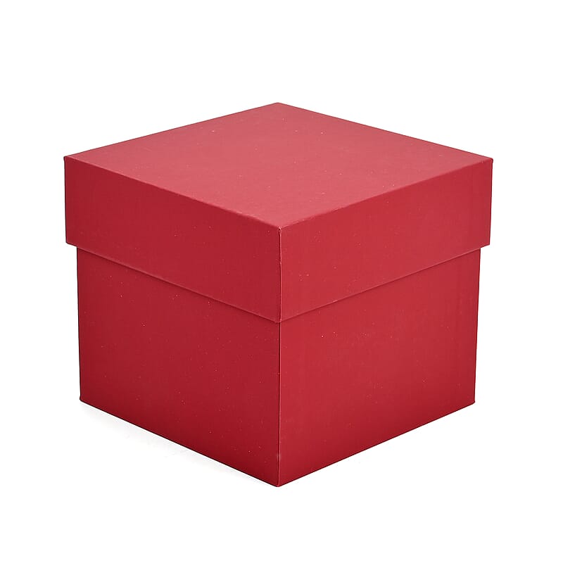 Dark Red Box with Velvet