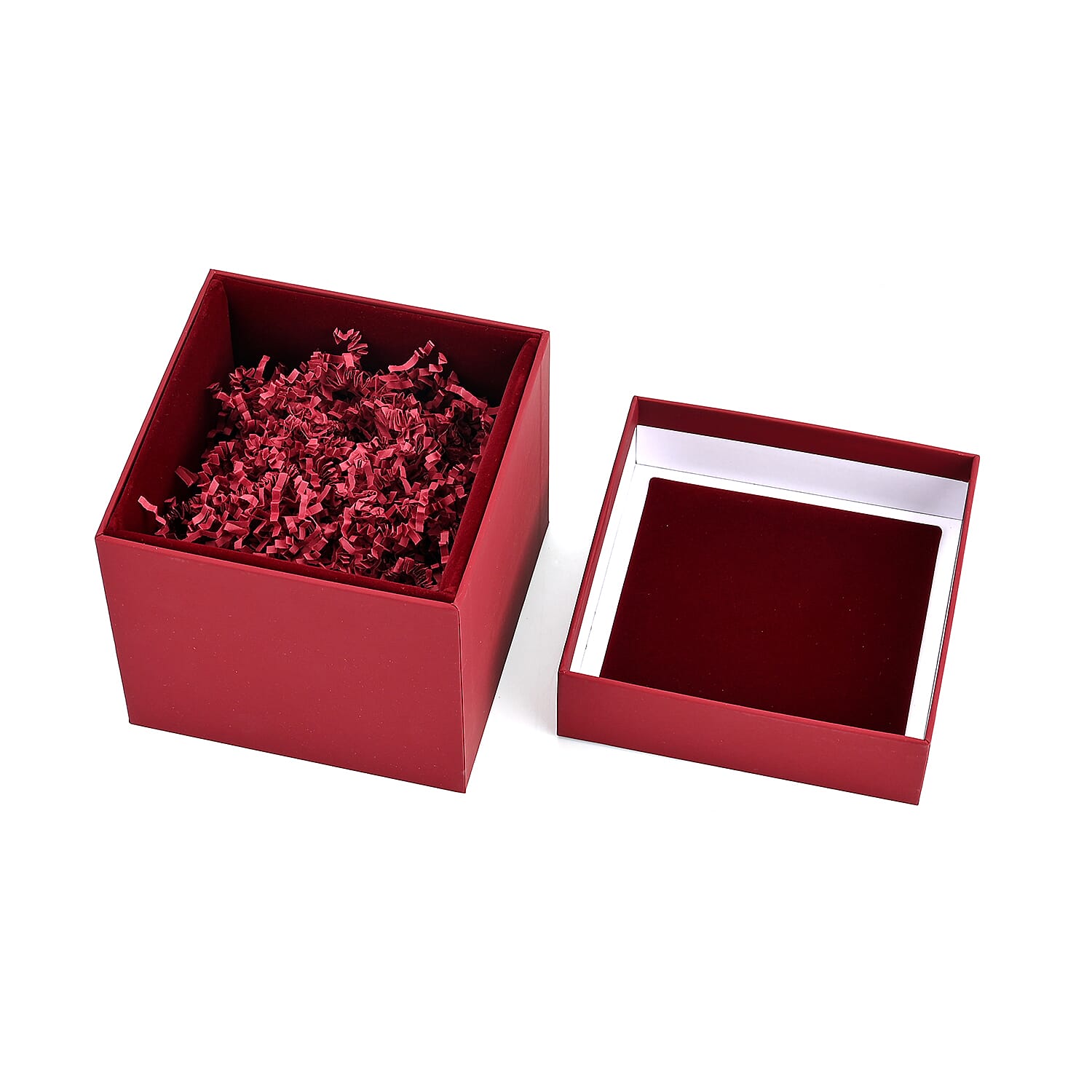 Dark Red Box with Velvet