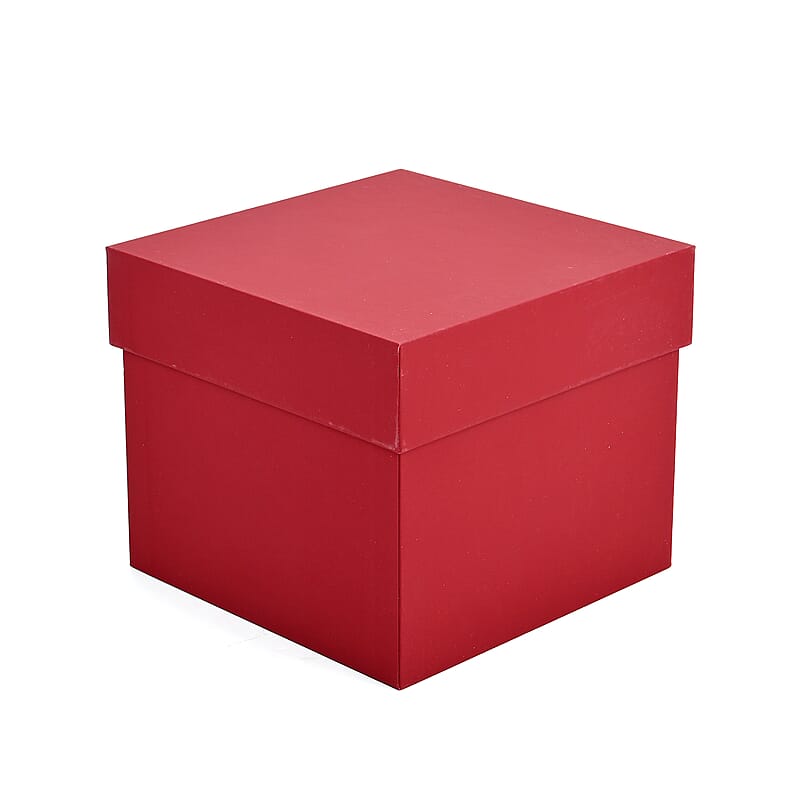 Dark Red Box with Velvet and Jade Inner