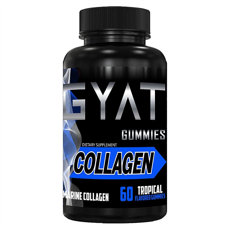 Gyat Marine Collagen Dietary Supplement (60 Gummies)- Tropical