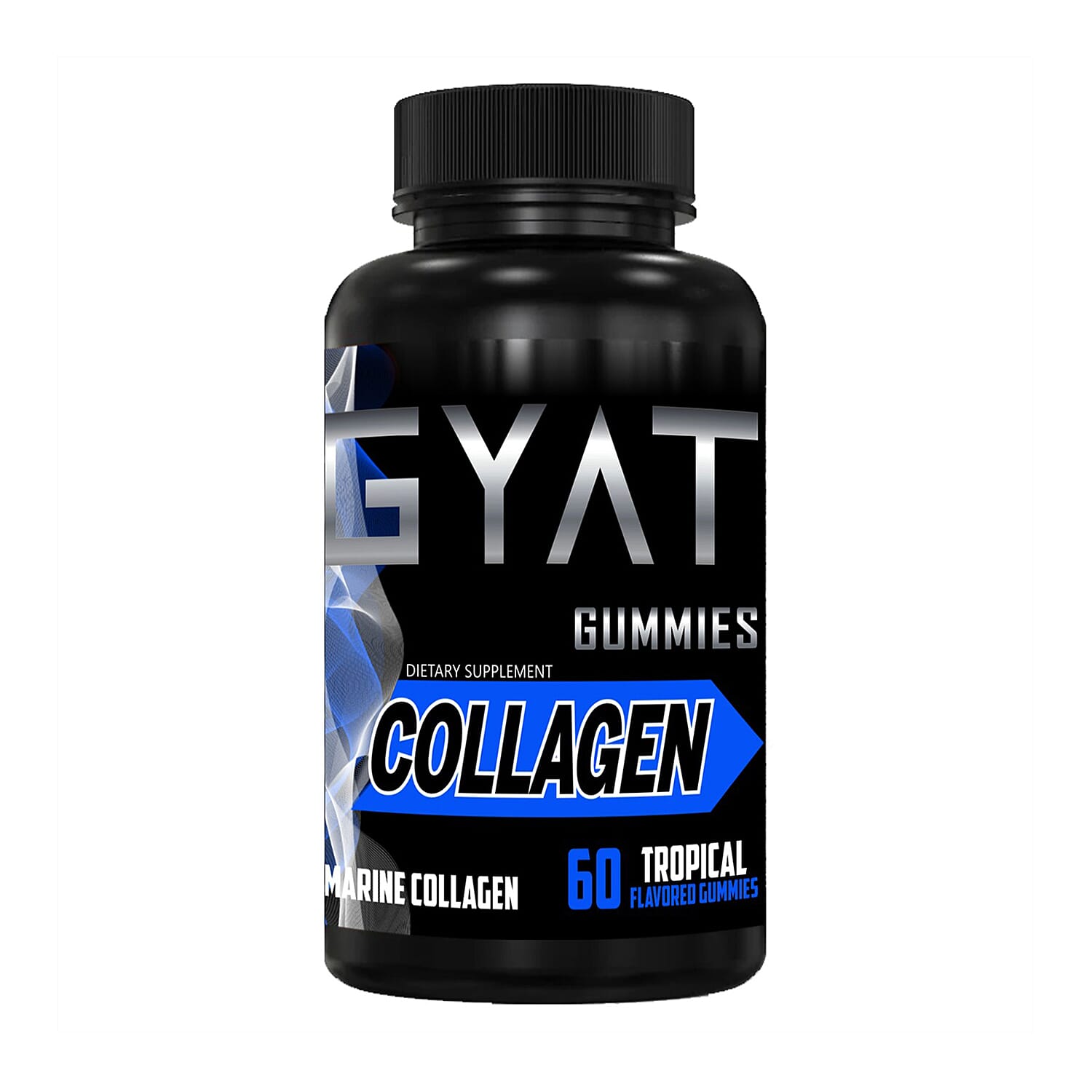 Gyat Marine Collagen Dietary Supplement (60 Gummies)- Tropical