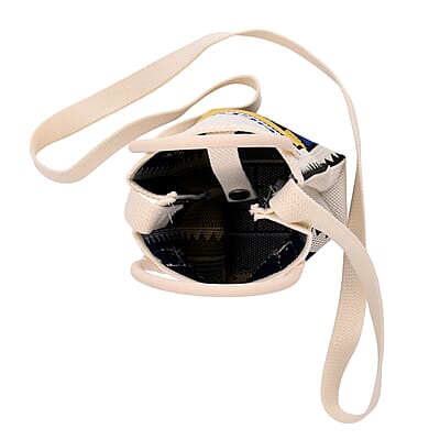 White Dog Print Crossbody Bag
