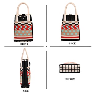 Multi Color Print Polyester Crossbody Cellphone Bag