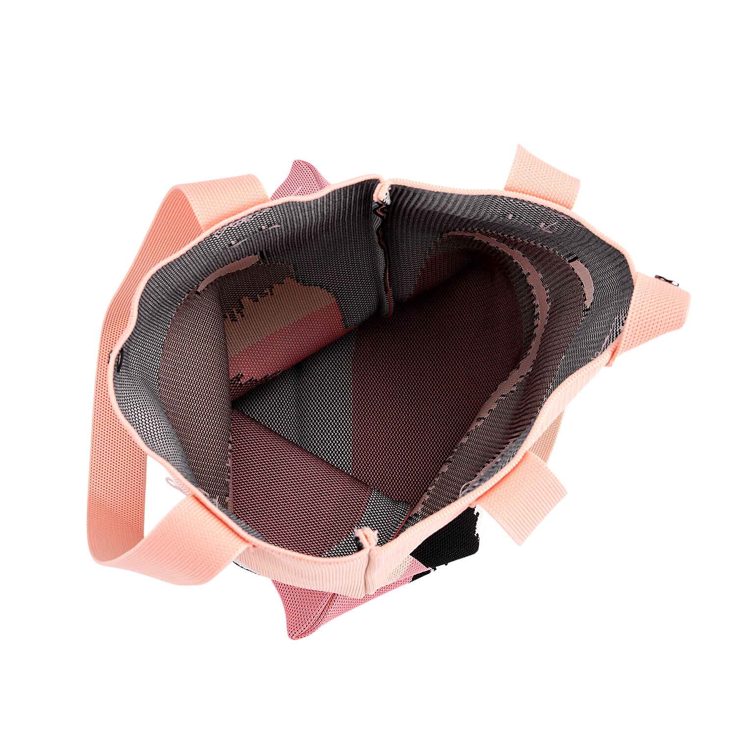 Pink and Panda Print Polyester Tote Bag
