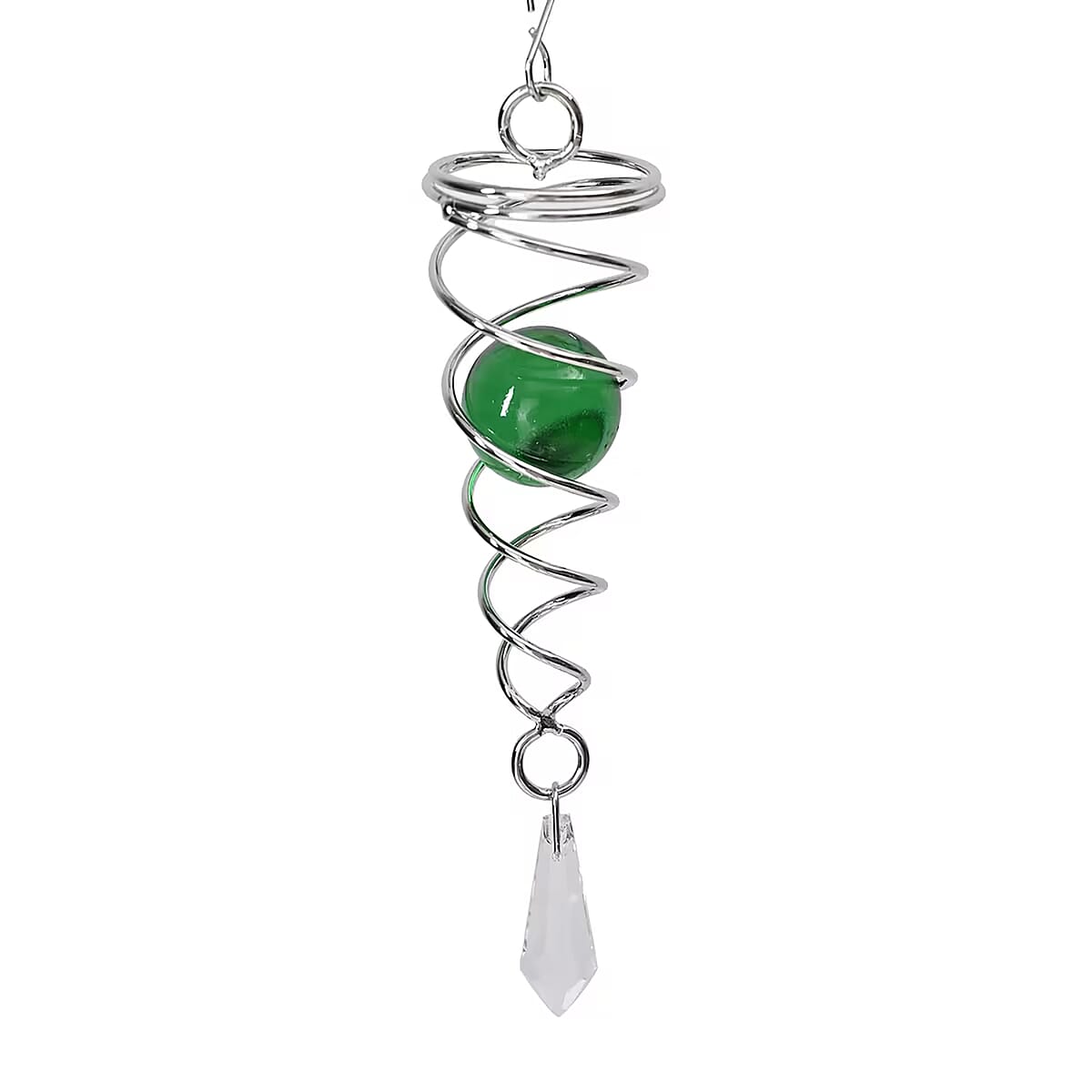 3 Tier Tress of Life 3D Sculpture Stainless Steel Ball Spiral Magic Wind Spinner image number 5