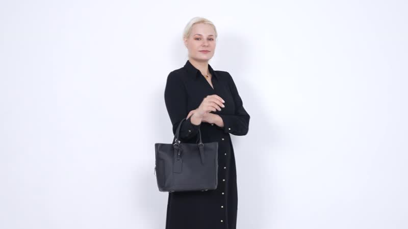 Closeout Deal Black Genuine Leather Crossbody Bag (9.84"x5.12"x8.66') with Adjustable Shoulder Strap