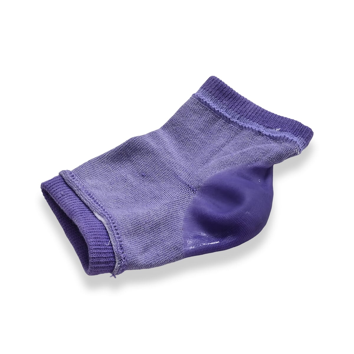Set of 4 Purple Sleeping Ankle and Gel Heel Moisturizing Socks image number 5