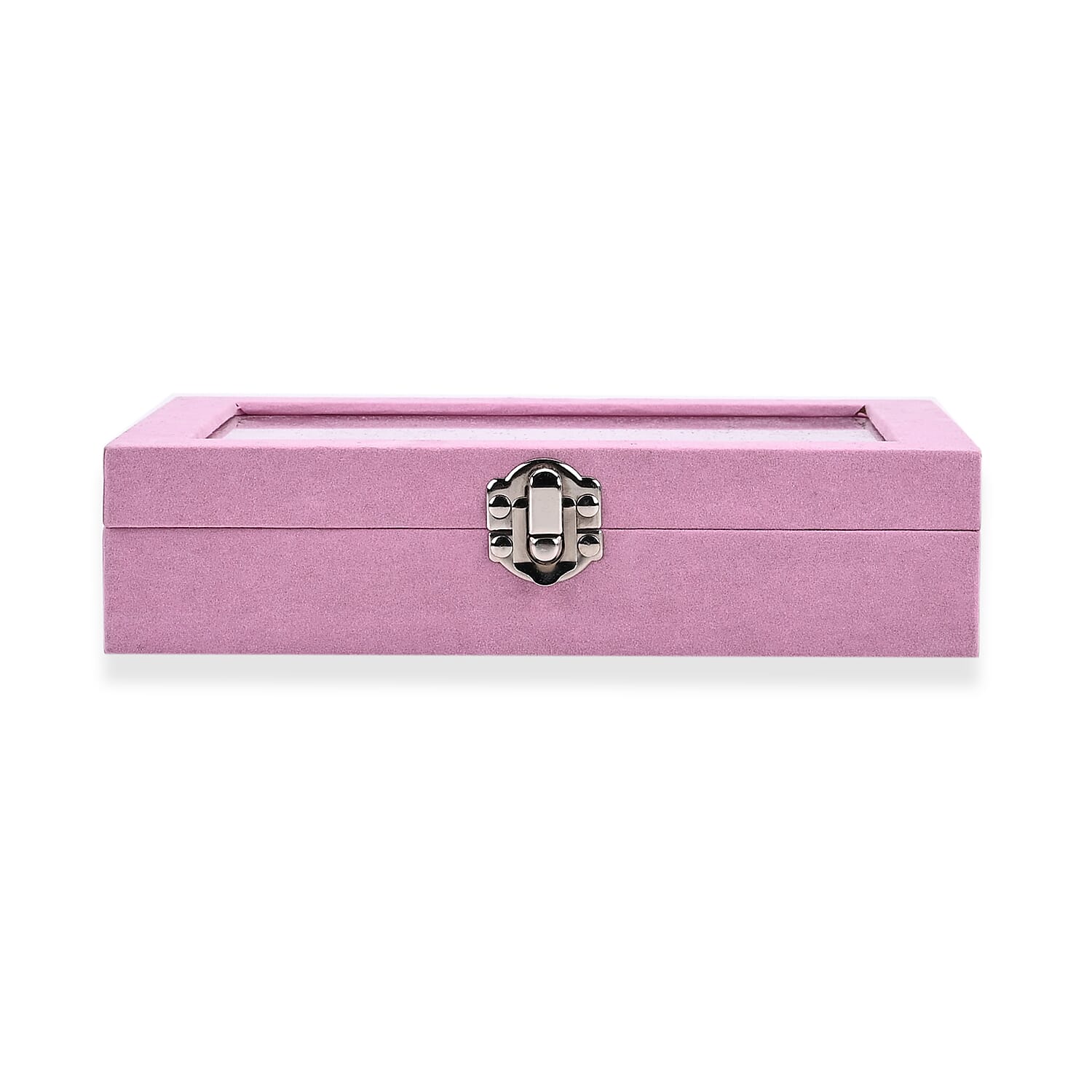 Livmore Set of 3 Pink Anti Tarnish Velvet and MDF Jewelry Box