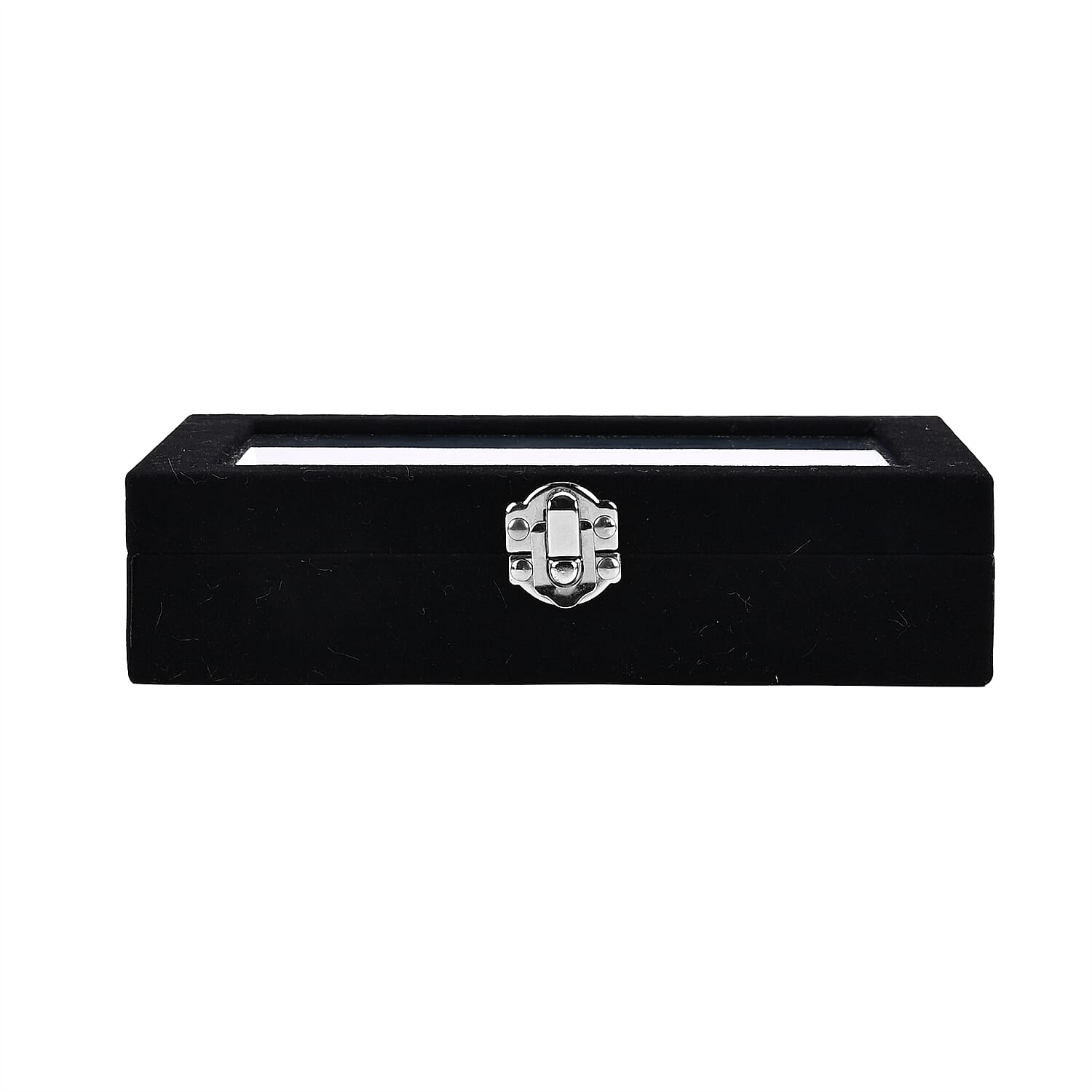 Livmore Set of 3 Black Anti Tarnish Velvet and MDF Jewelry Box