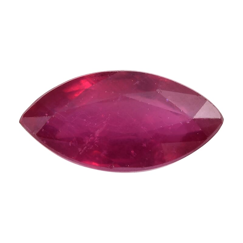 Premium Niassa Ruby (FF) (Mrq 10x5mm) 1.14 ctw Loose Gemstone