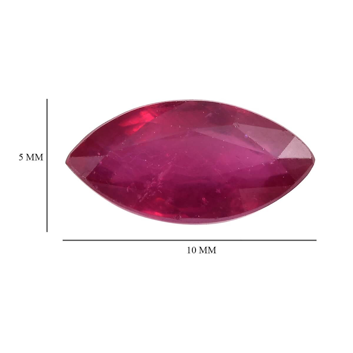 Premium Niassa Ruby (FF) (Mrq 10x5mm) 1.14 ctw image number 4