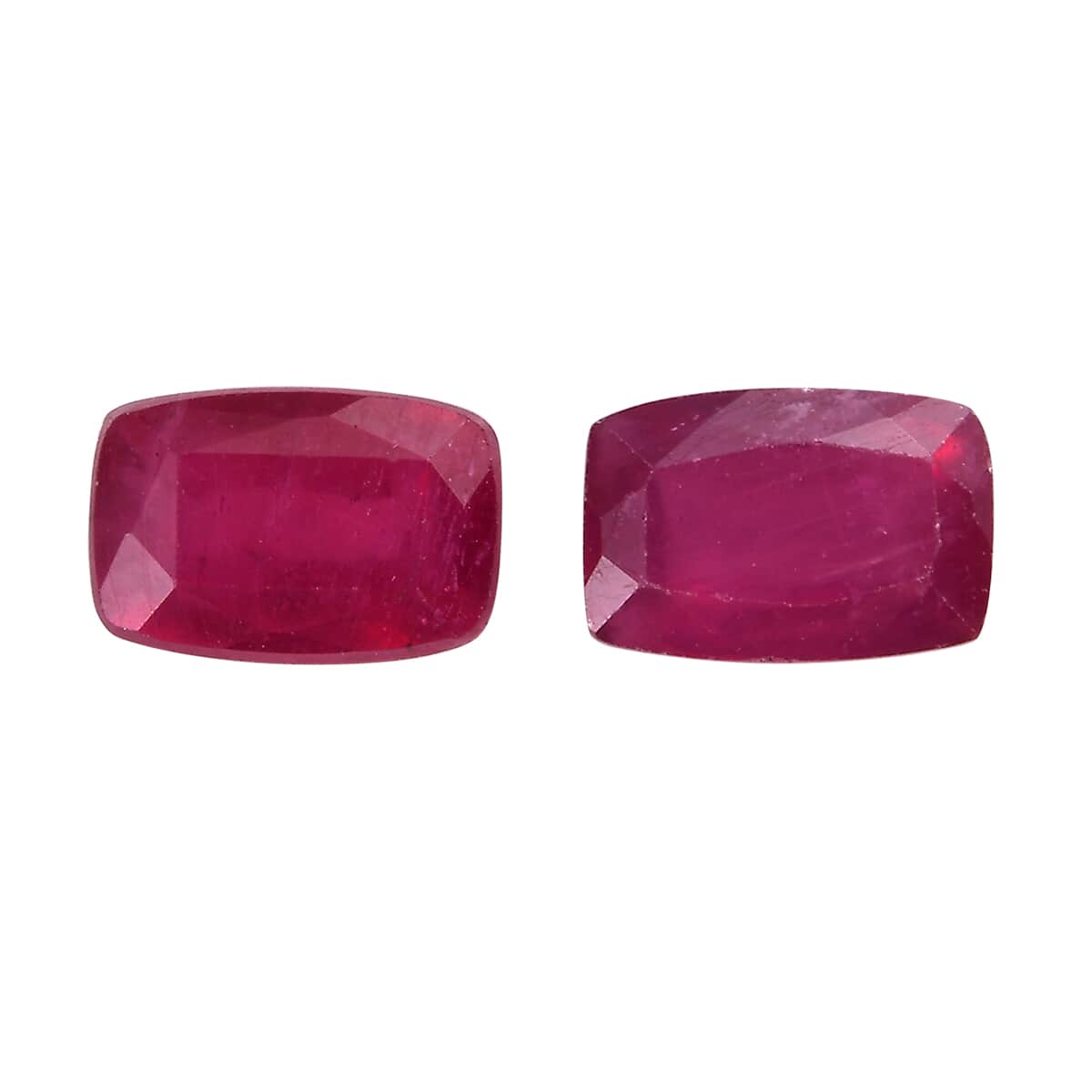 Niassa Ruby (FF) Set of 2 (Cush 6x4mm) 1.26 ctw image number 0