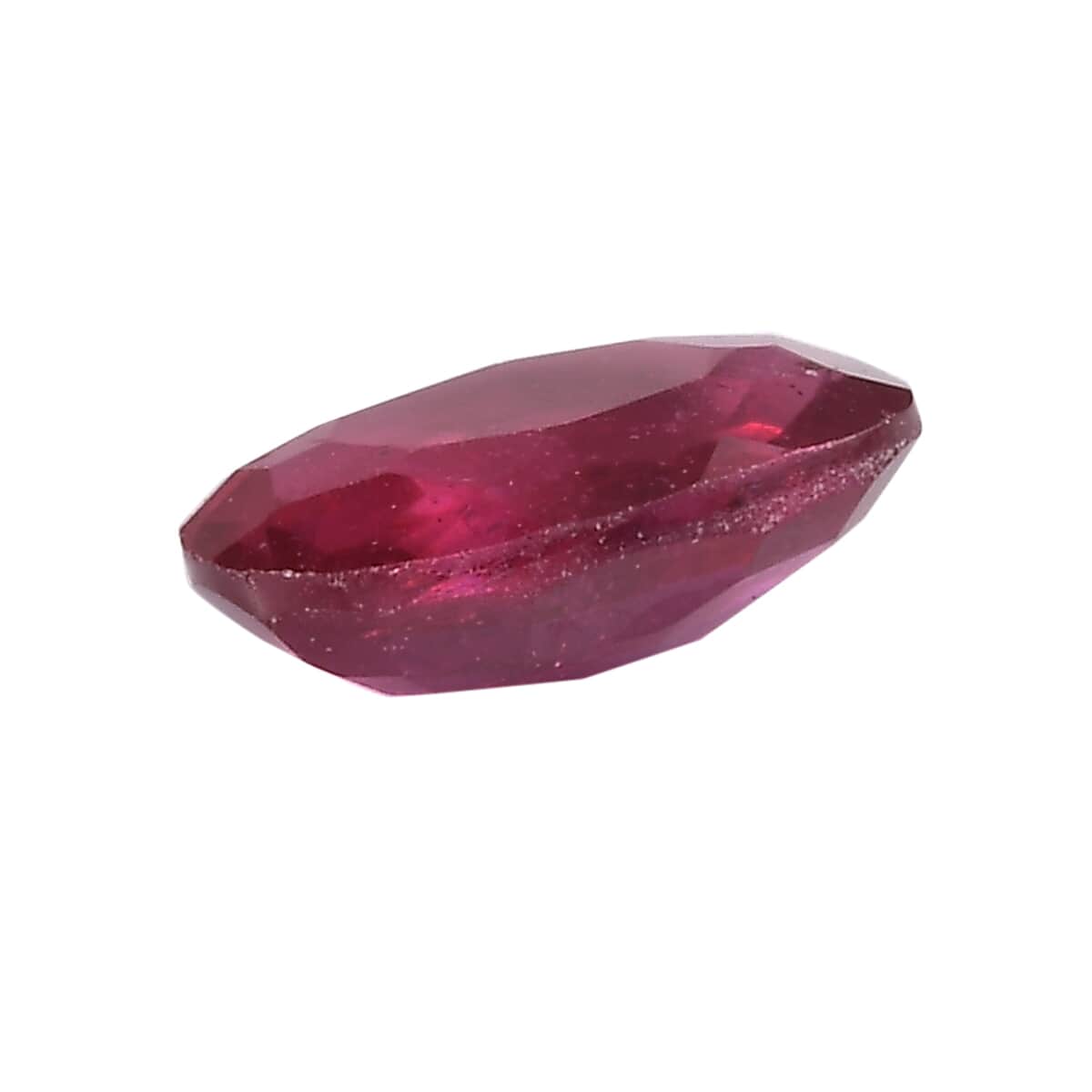 Premium Niassa Ruby (FF) Set of 2 (Ovl 6x4mm) 1.16 ctw image number 2