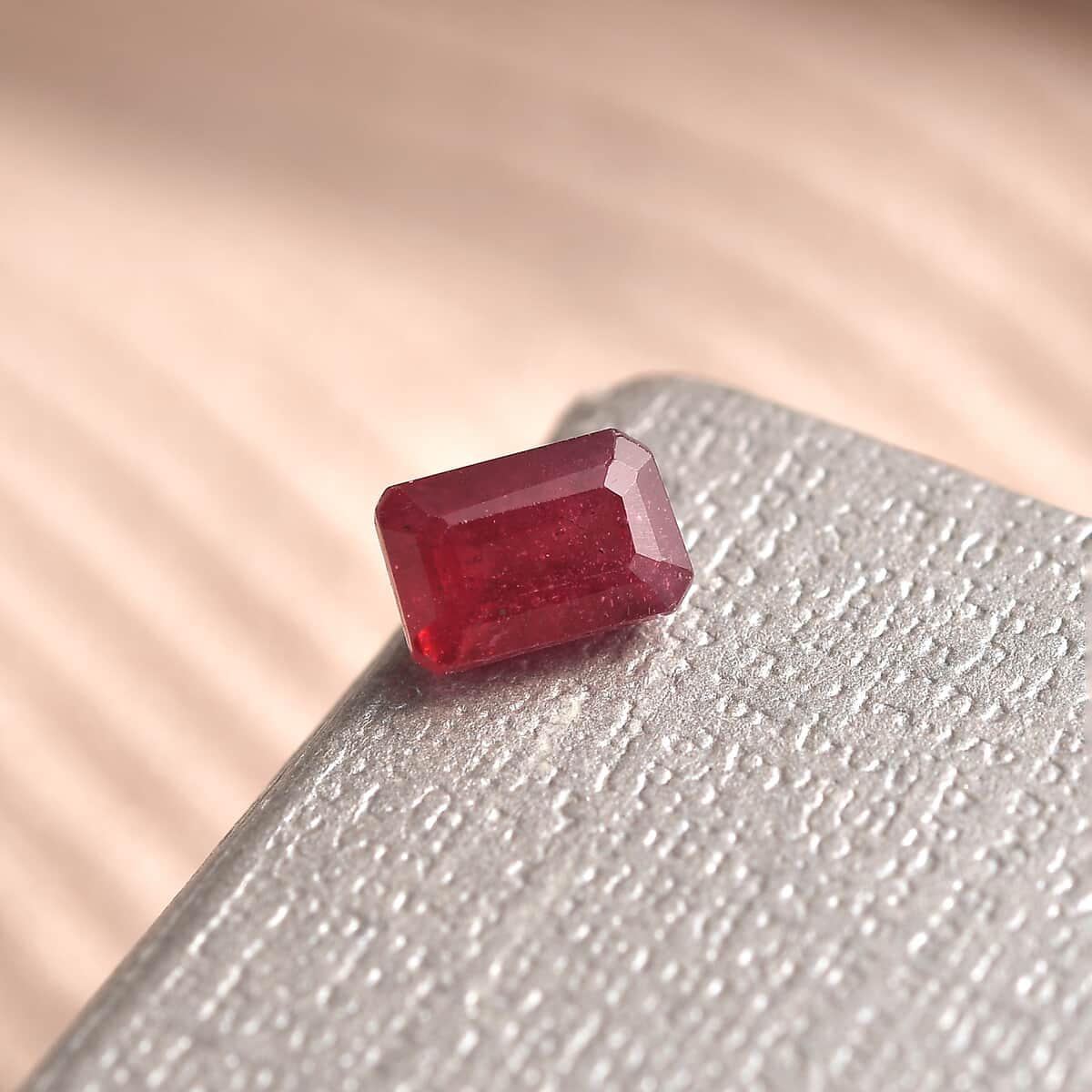 Premium Niassa Ruby (FF) (Oct 6x4mm) 0.70 ctw image number 1